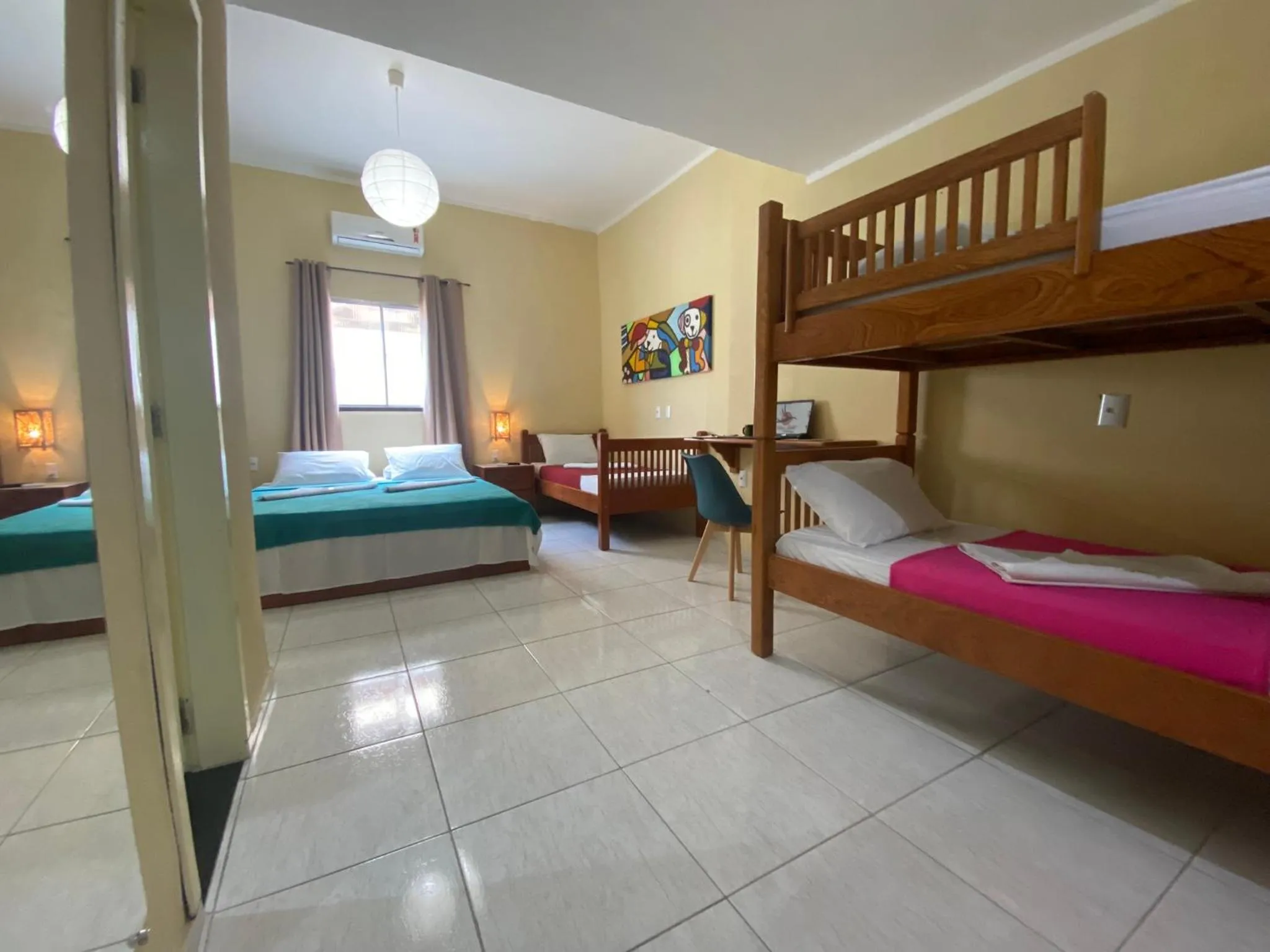 Bed in Refúgio Pousada Fortaleza