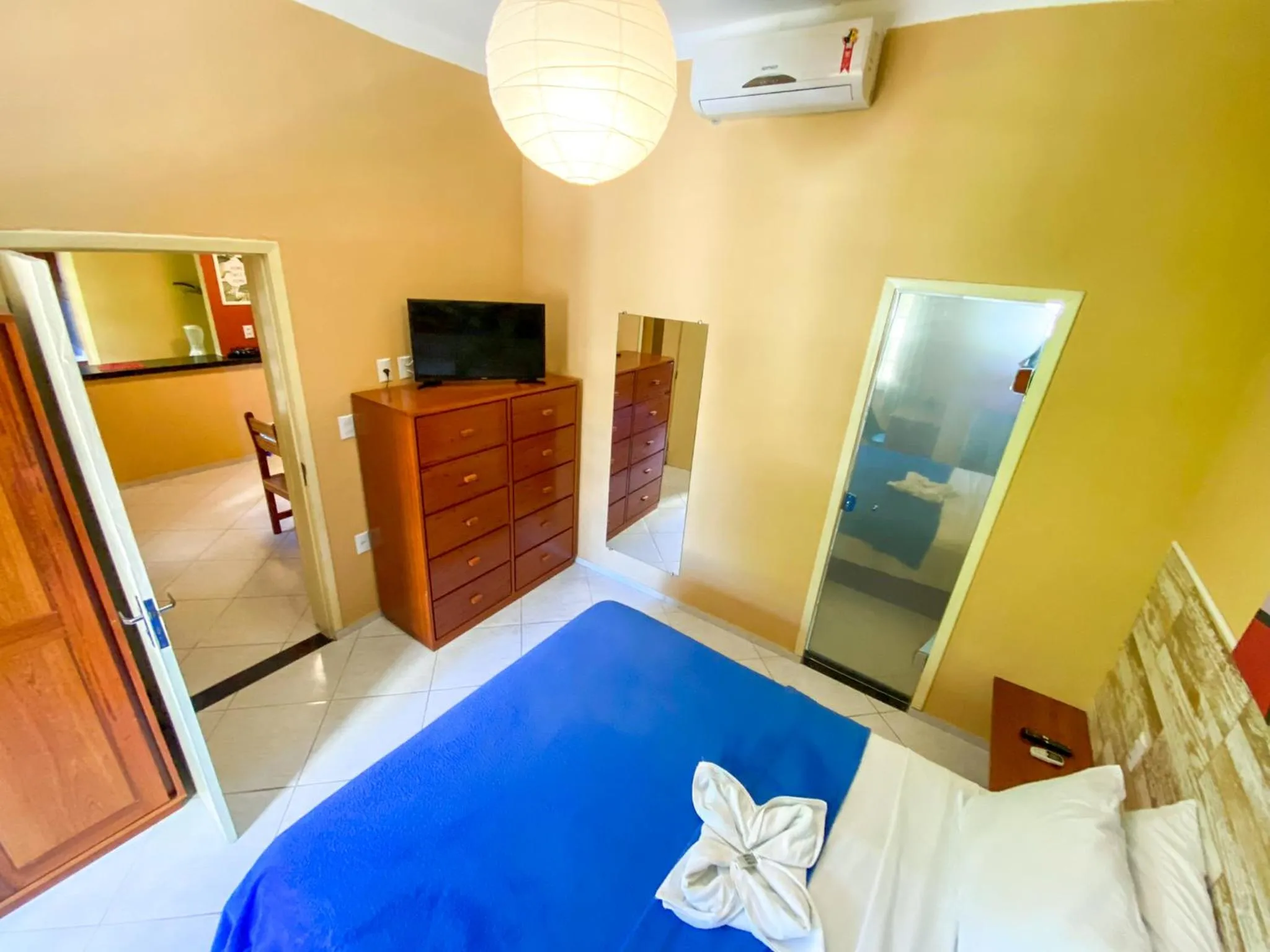 Bed in Refúgio Pousada Fortaleza