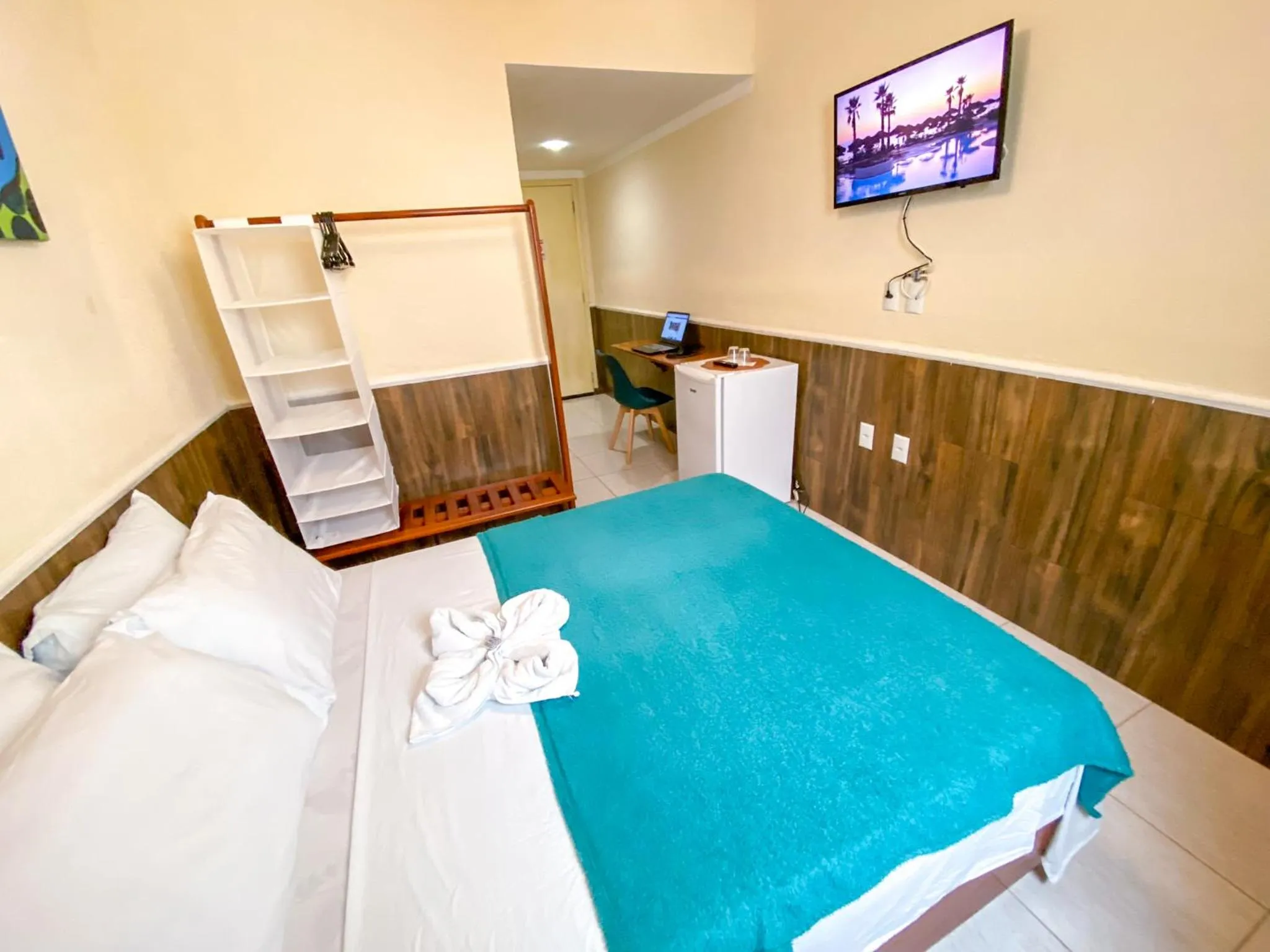 Bed in Refúgio Pousada Fortaleza