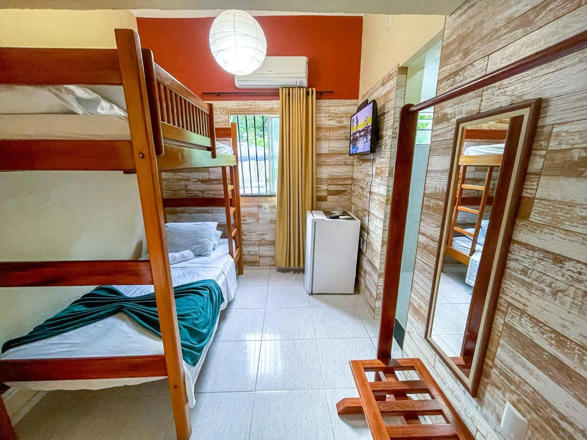 Bed in Refúgio Pousada Fortaleza