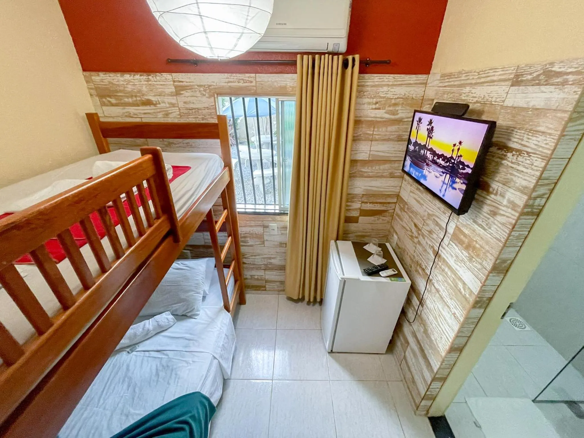 Bed in Refúgio Pousada Fortaleza