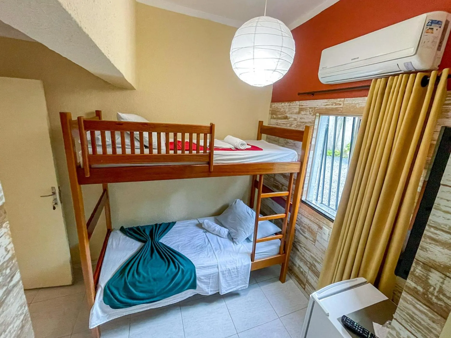 Bed in Refúgio Pousada Fortaleza