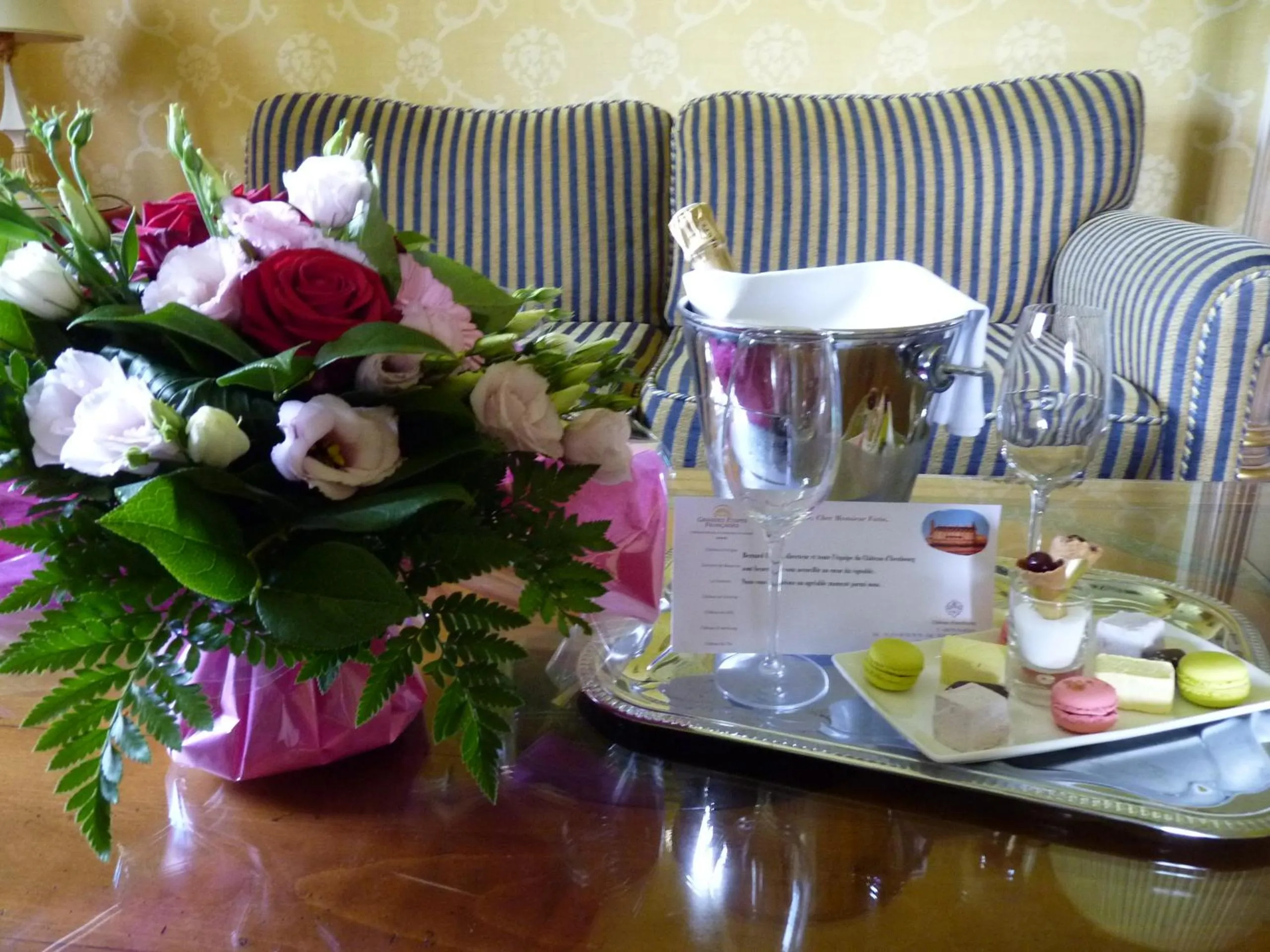 Decorative detail in Château d'Isenbourg & SPA