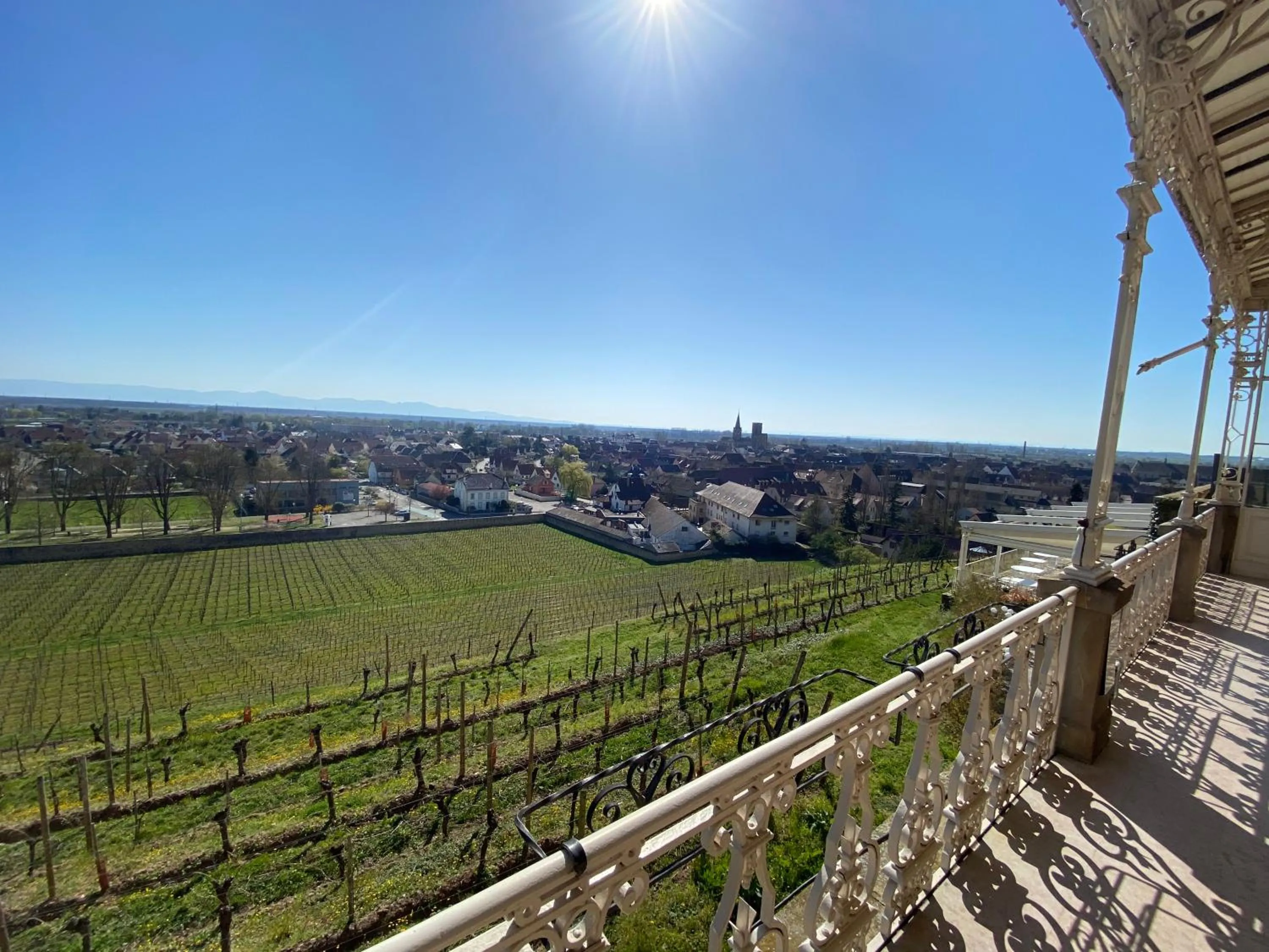 Balcony/Terrace in Château d'Isenbourg & SPA