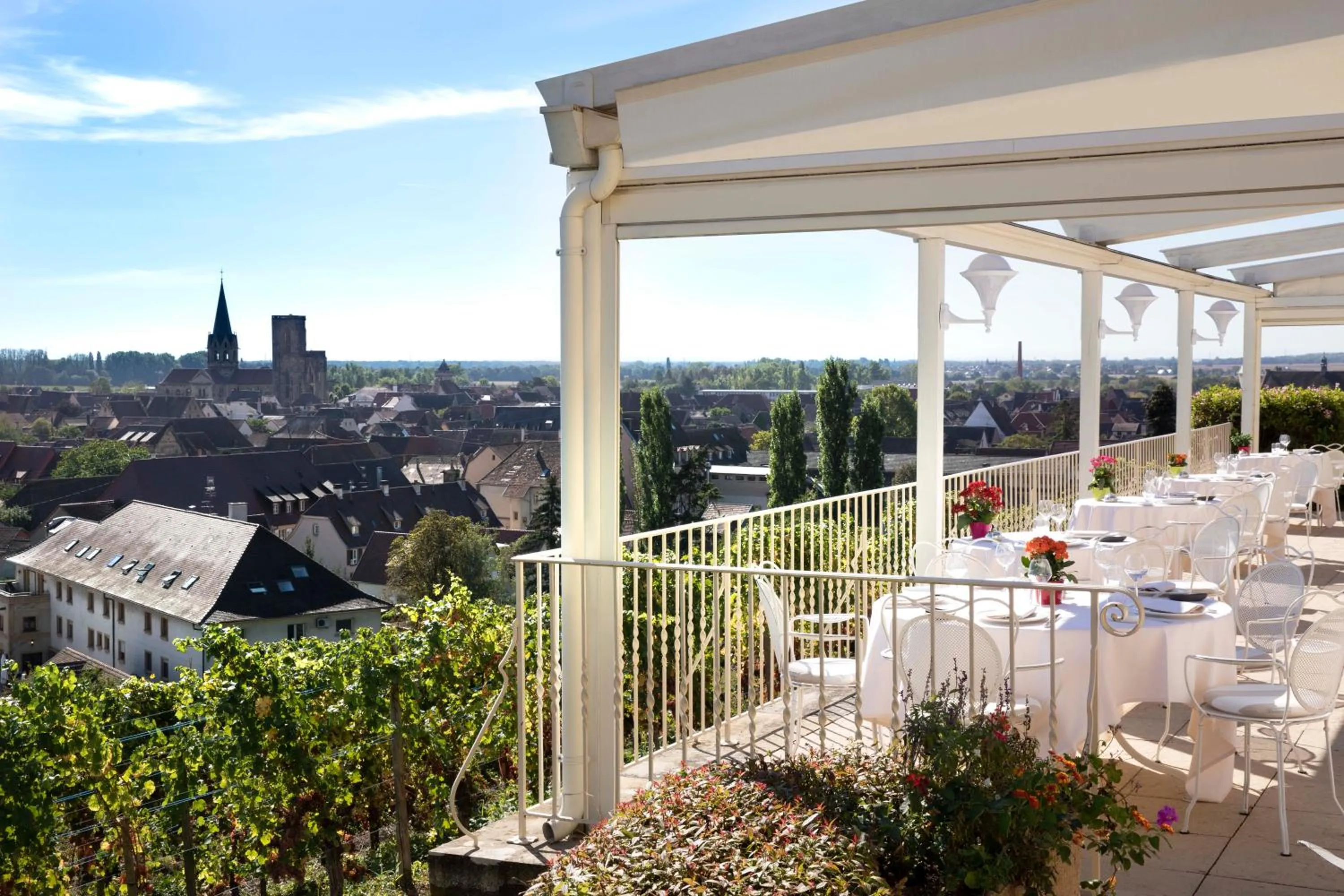 Balcony/Terrace in Château d'Isenbourg & SPA