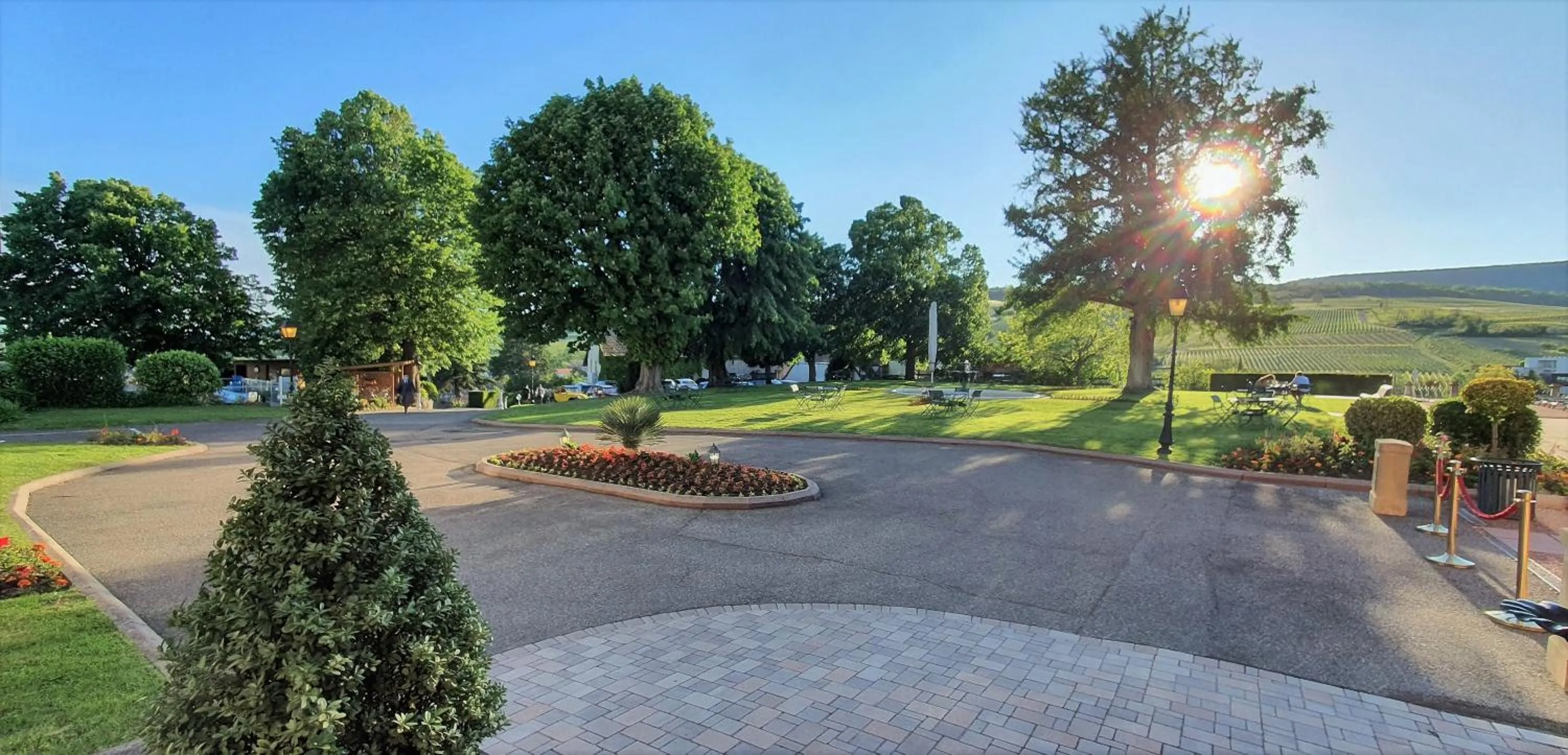 Garden in Château d'Isenbourg & SPA