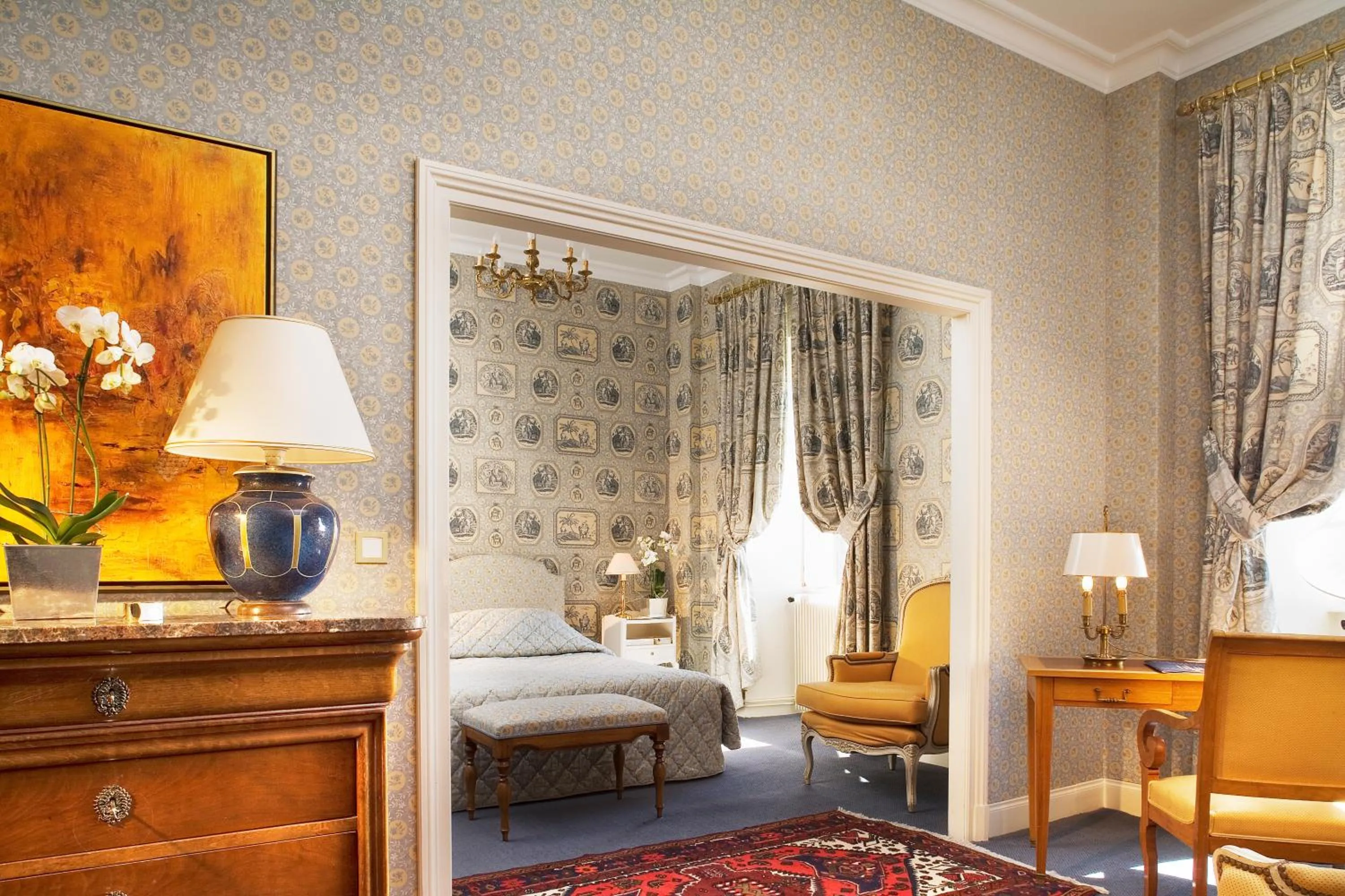 Bedroom in Château d'Isenbourg & SPA