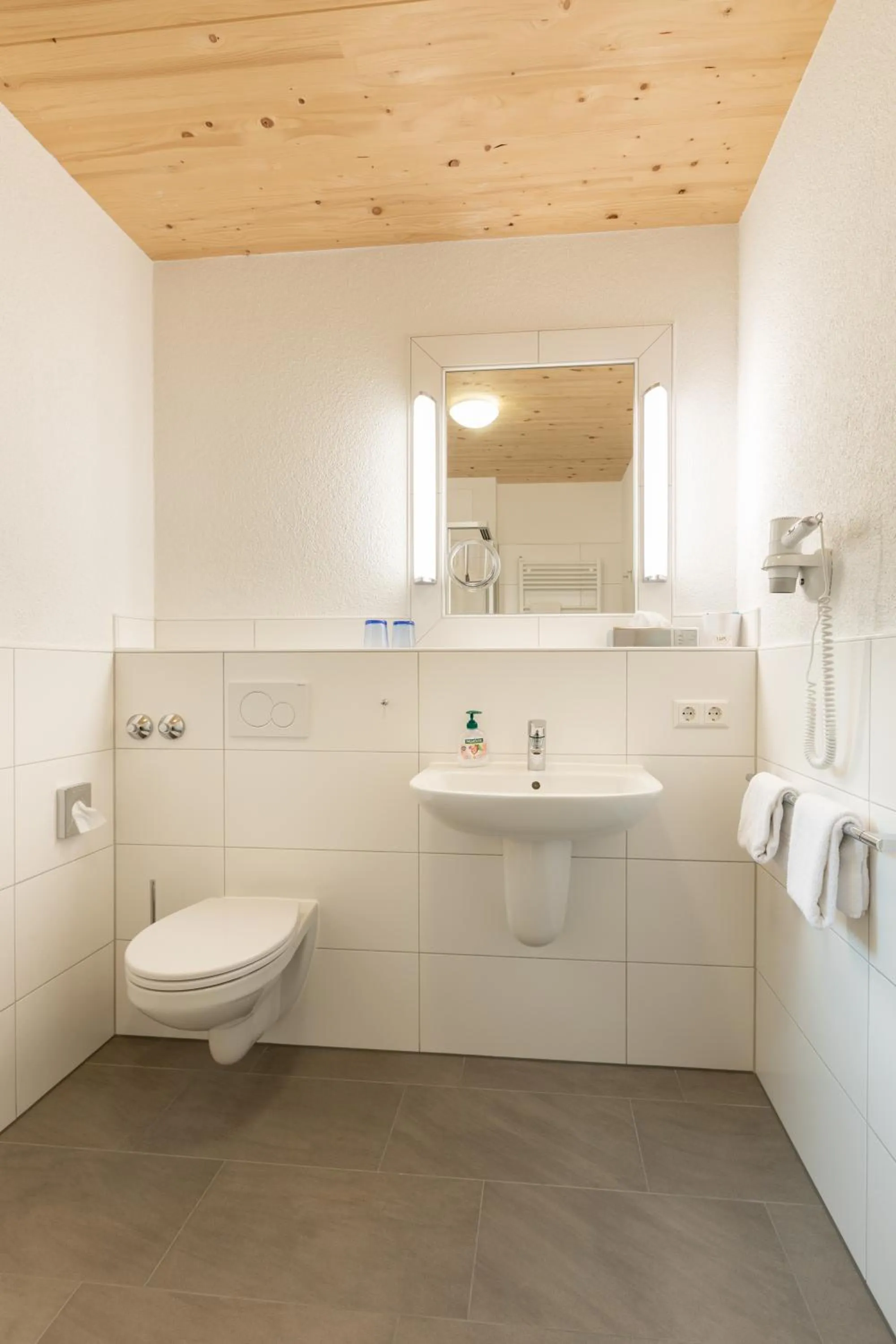 Toilet in Hotel Hohe Flum