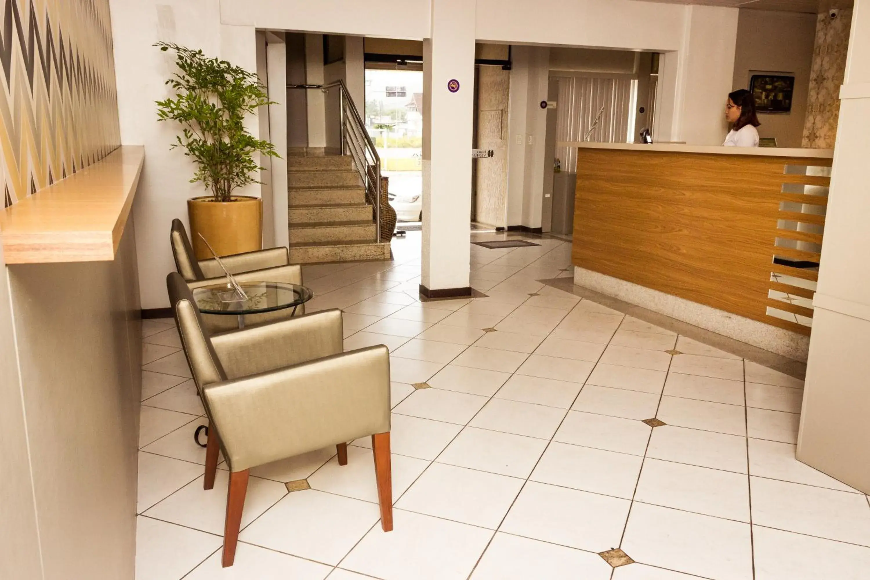 Lobby or reception in Hotel Veneza Lobby or reception in Hotel Veneza