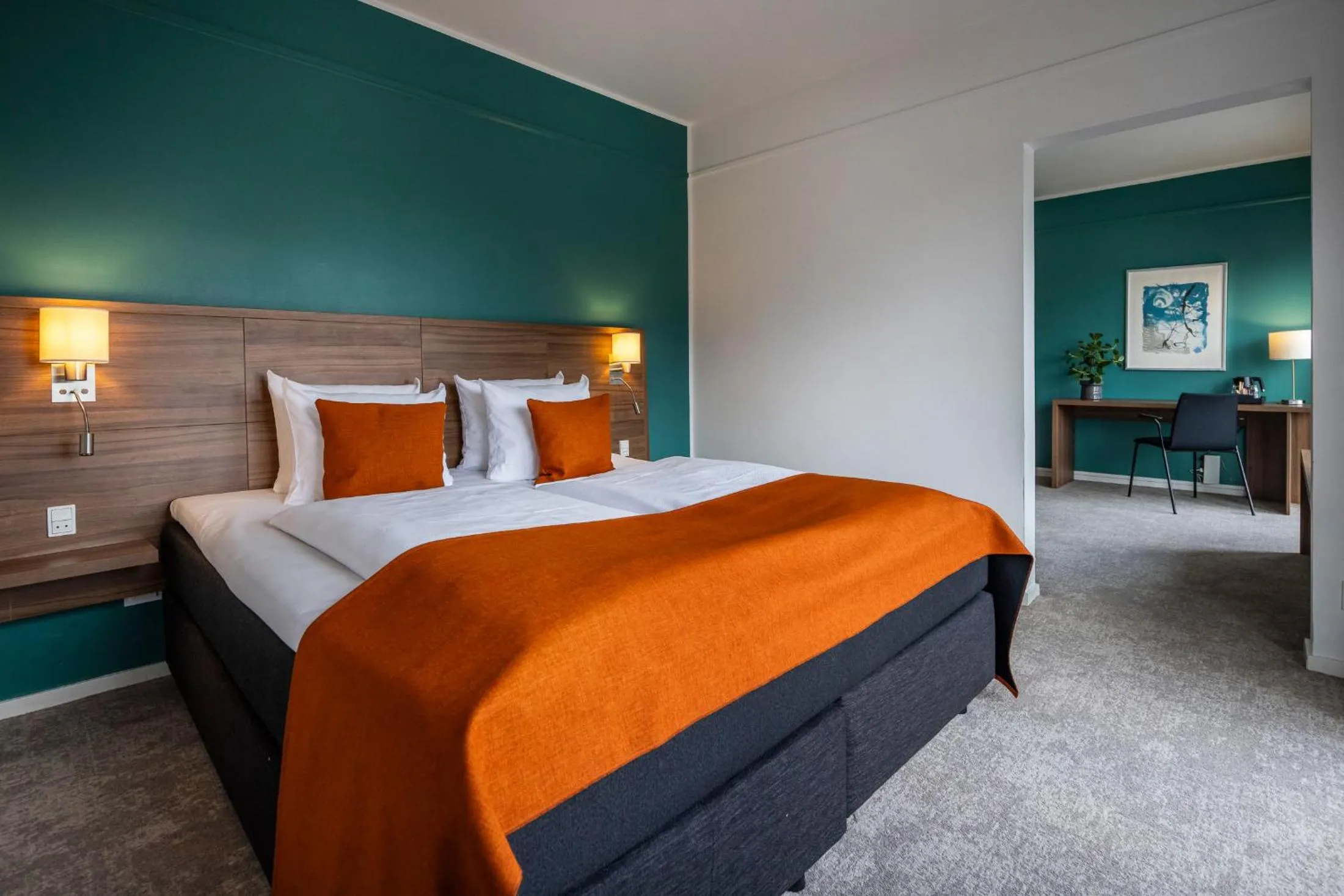 Bed in Hotel Atlantic