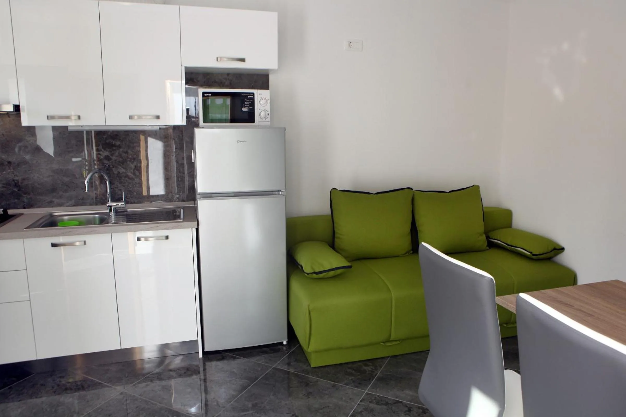 Kitchen or kitchenette in Apartmaji sončne terase - Sunny Terraces Apartments