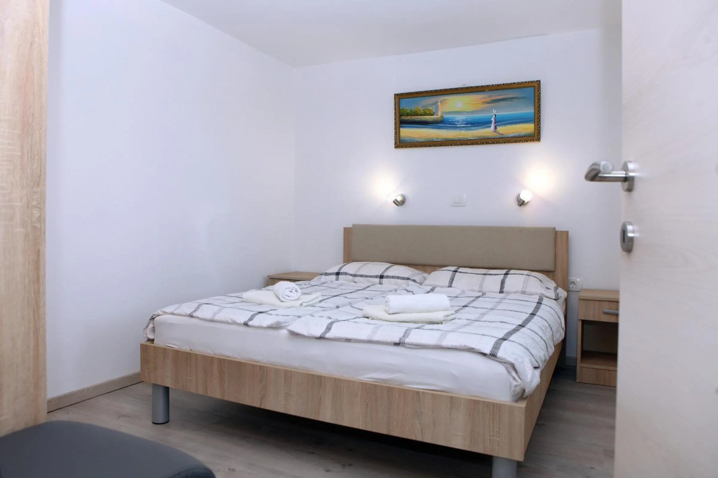 Bed in Apartmaji sončne terase - Sunny Terraces Apartments