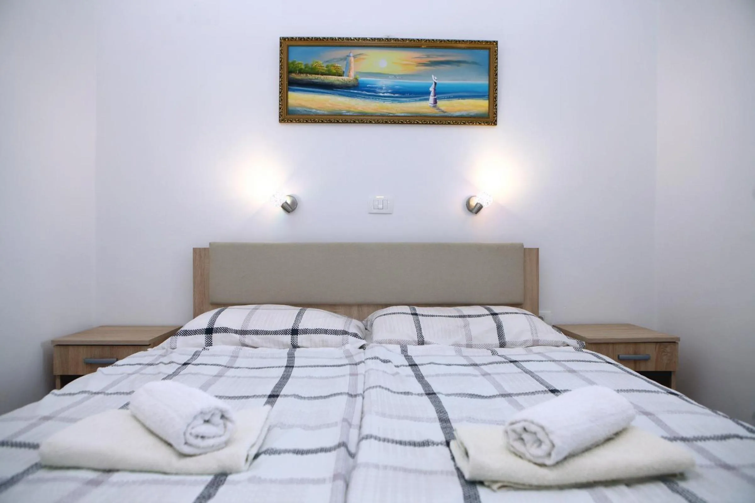 Bed in Apartmaji sončne terase - Sunny Terraces Apartments