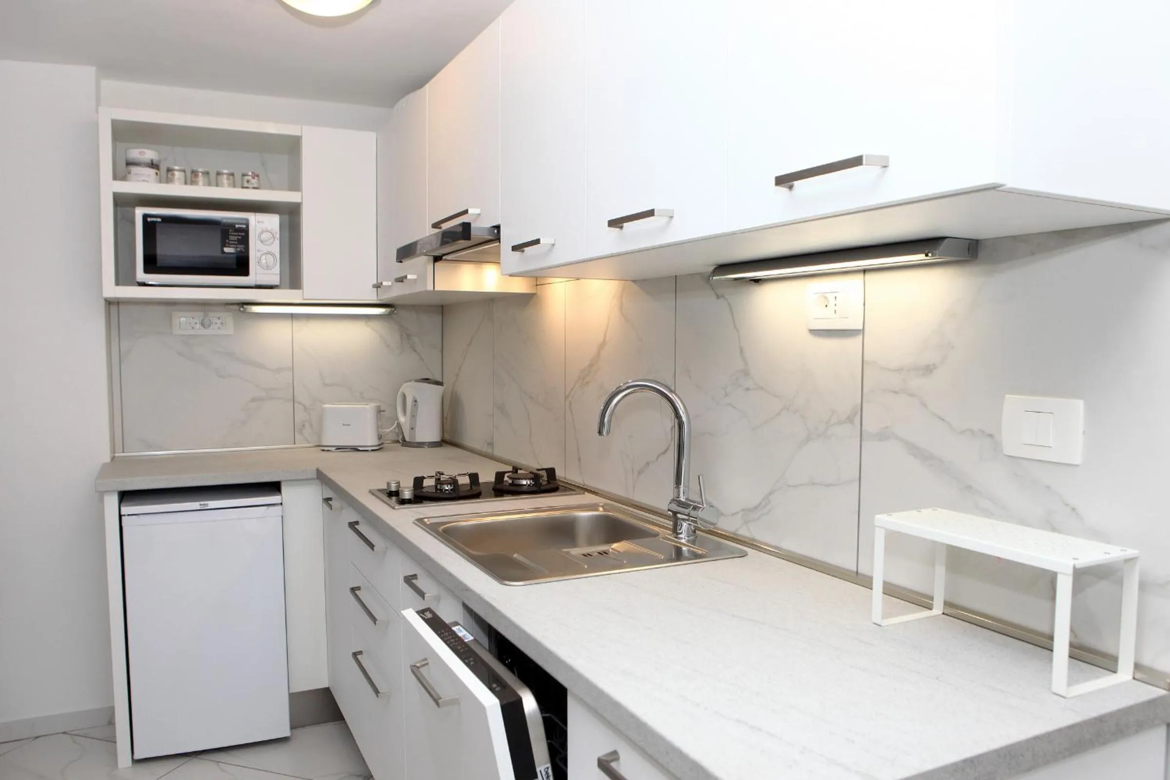 Kitchen or kitchenette in Apartmaji sončne terase - Sunny Terraces Apartments