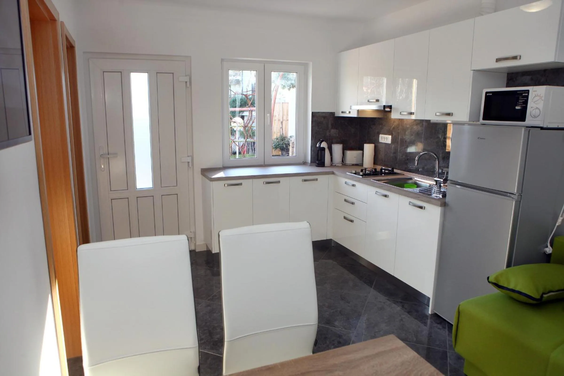 Kitchen or kitchenette in Apartmaji sončne terase - Sunny Terraces Apartments