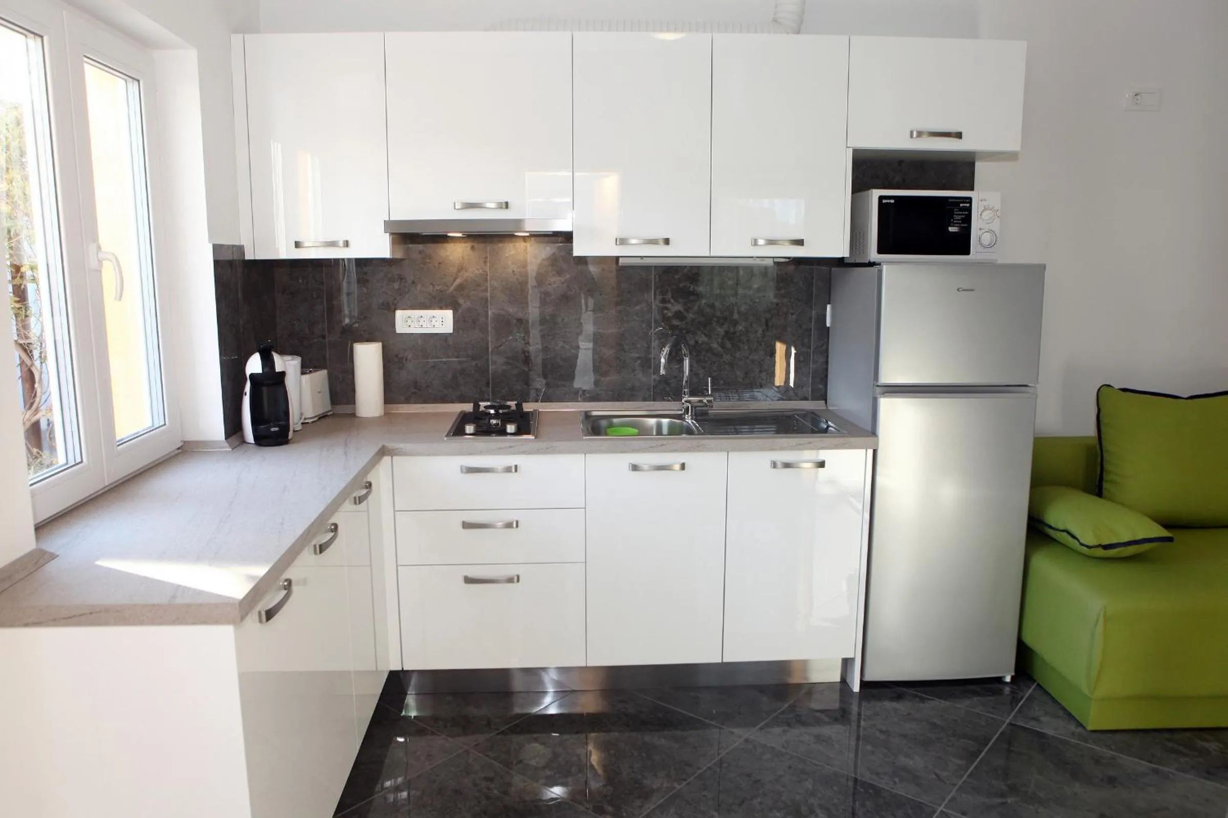 Kitchen or kitchenette in Apartmaji sončne terase - Sunny Terraces Apartments