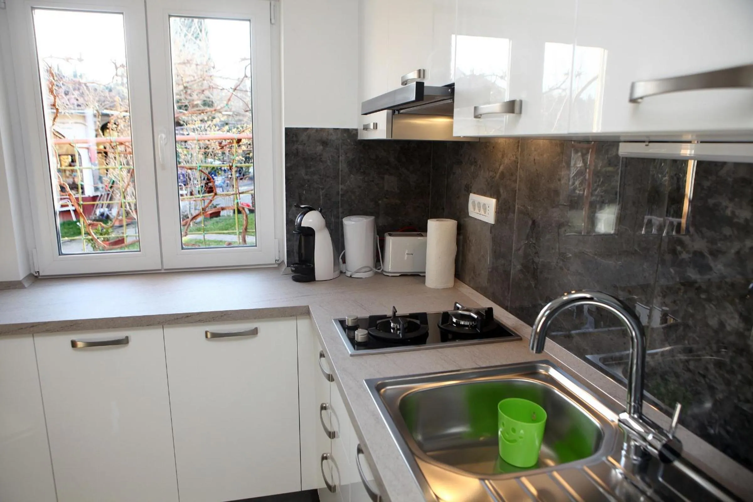 Kitchen or kitchenette in Apartmaji sončne terase - Sunny Terraces Apartments
