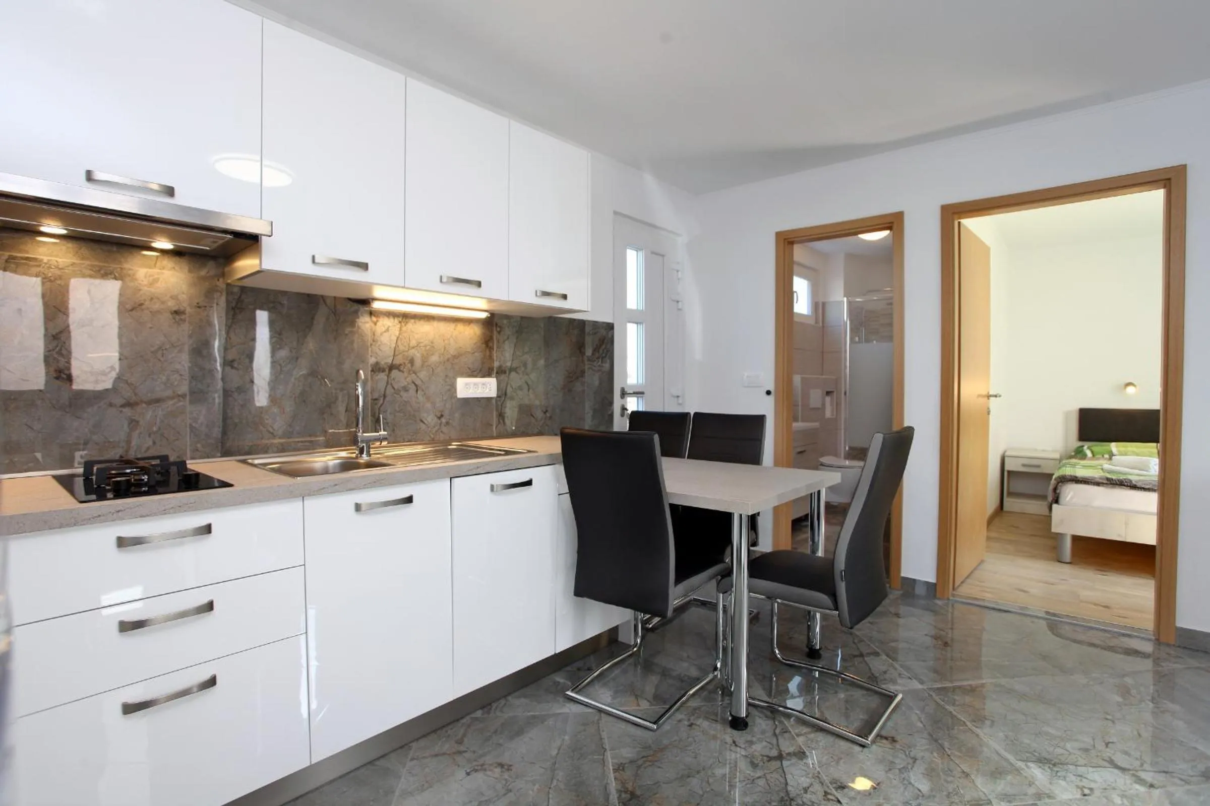 Kitchen or kitchenette in Apartmaji sončne terase - Sunny Terraces Apartments