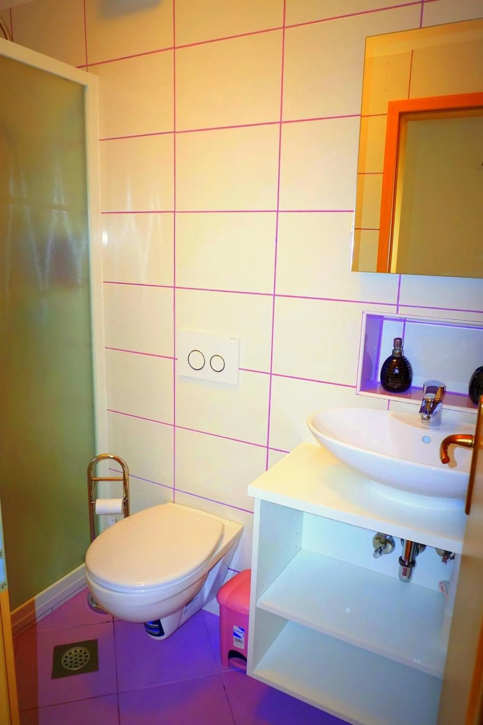 Shower in Apartmaji sončne terase - Sunny Terraces Apartments