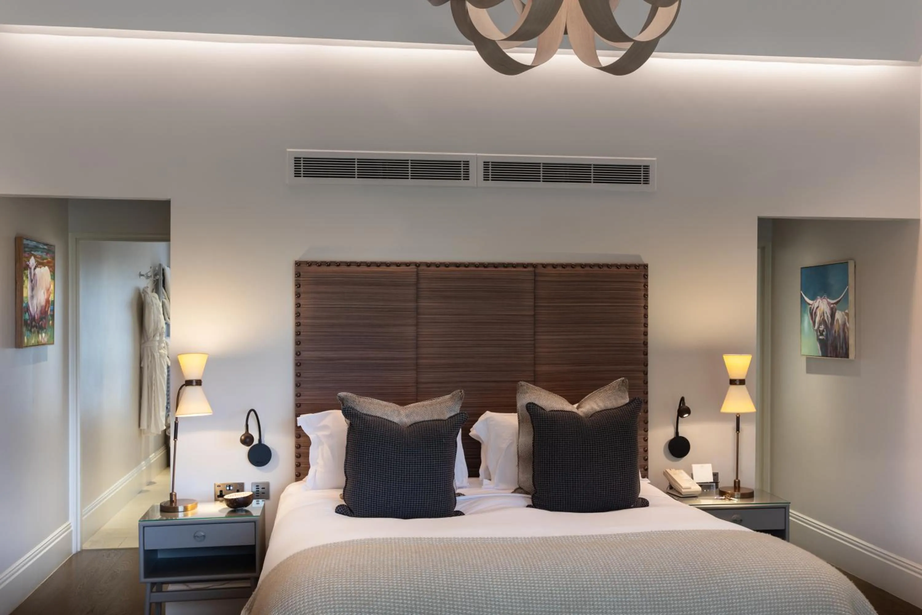 Bedroom, Bed in Linthwaite House Hotel