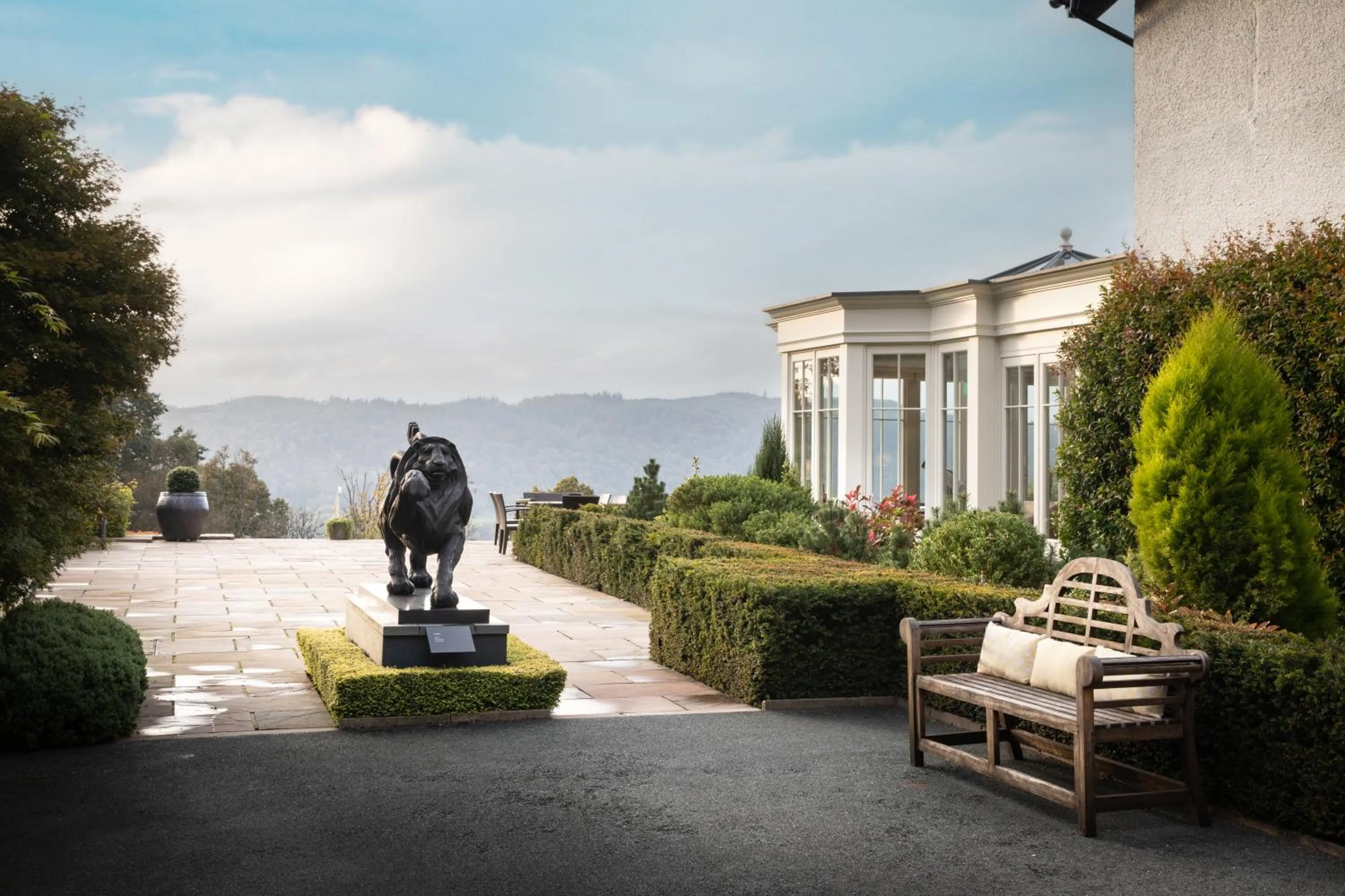 Balcony/Terrace in Linthwaite House Hotel