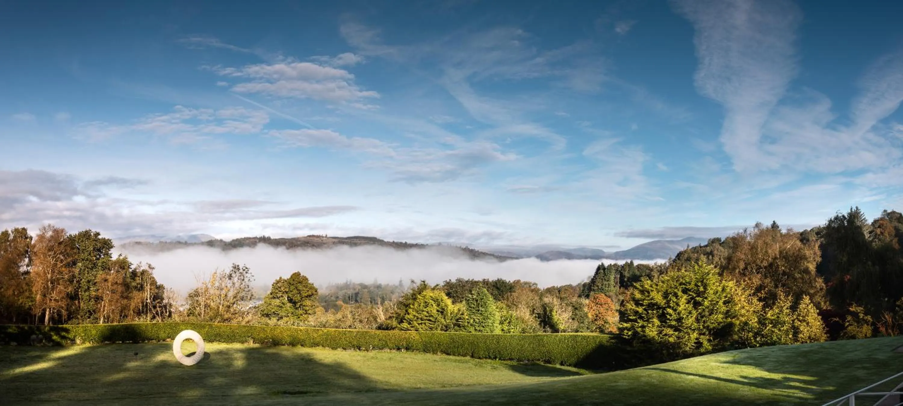 Garden in Linthwaite House Hotel