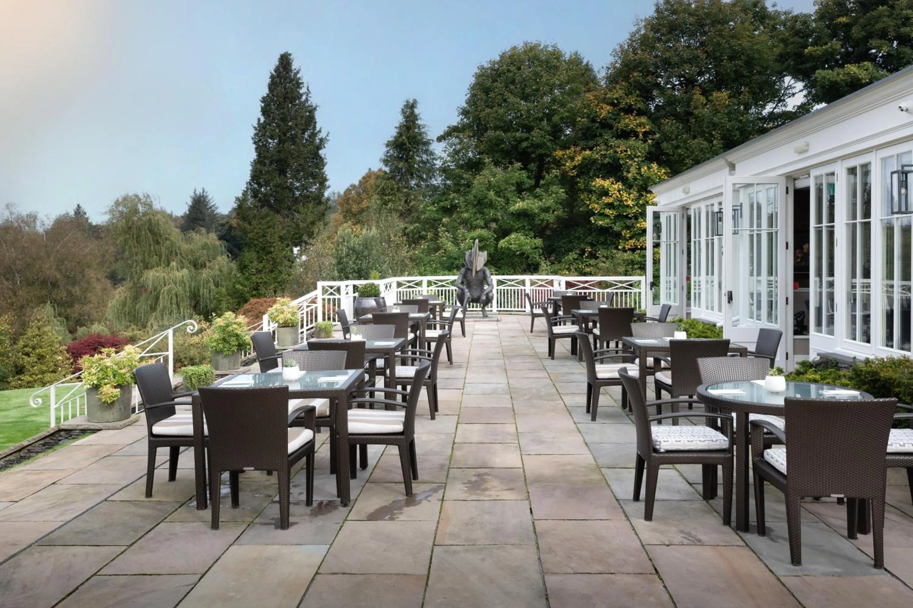 Balcony/Terrace in Linthwaite House Hotel