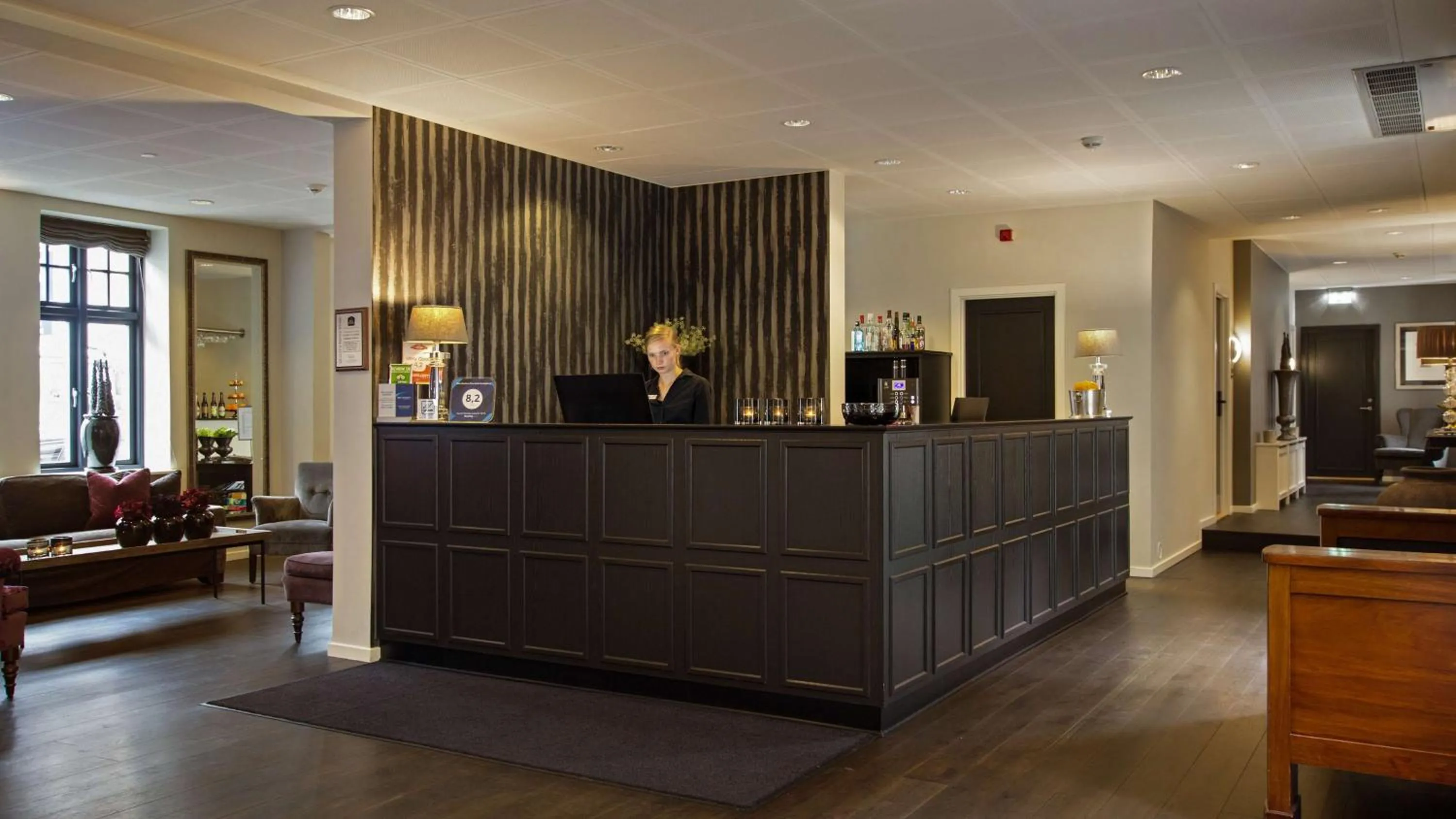 Lobby or reception in Hotel Kronjylland