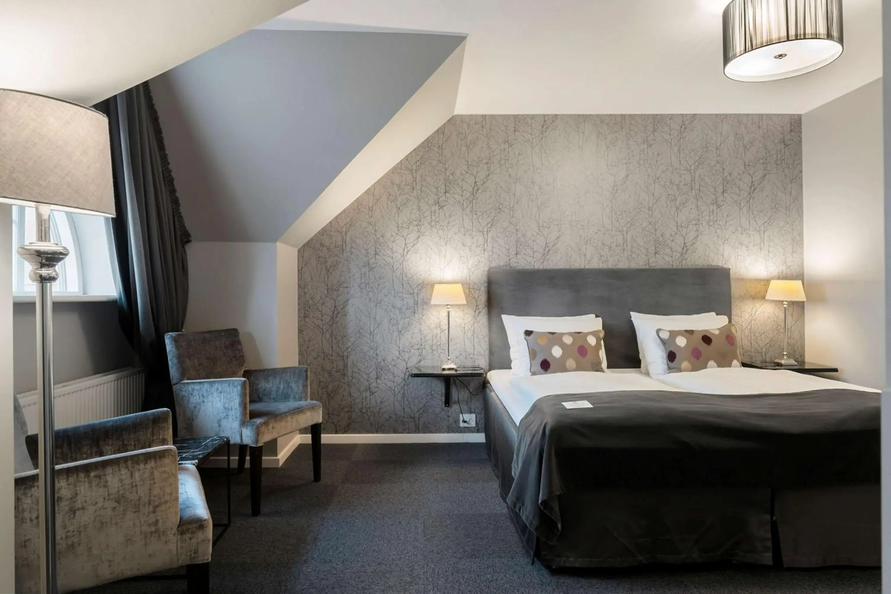 Bedroom, Bed in Hotel Kronjylland Bedroom, Bed in Hotel Kronjylland