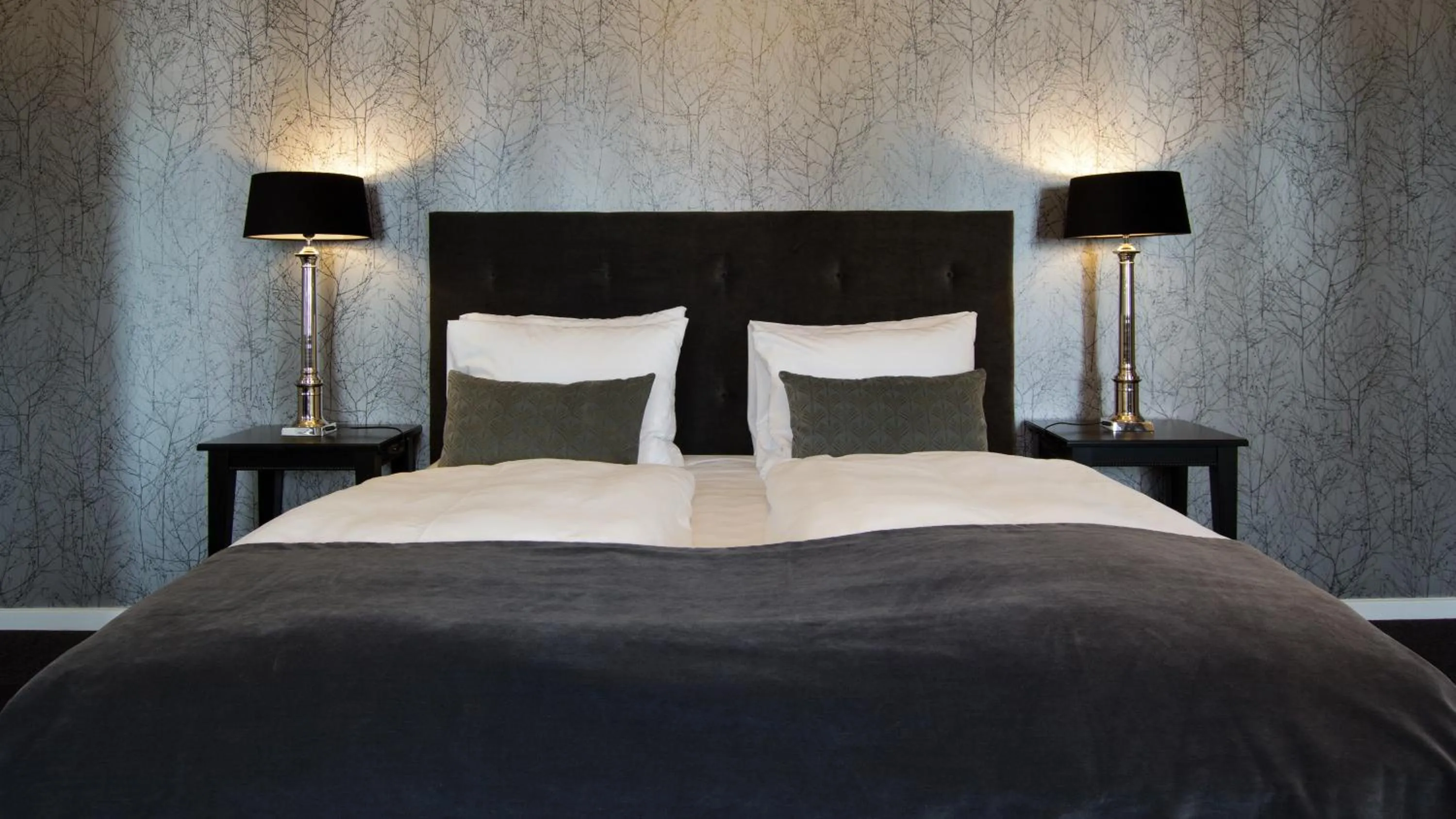 Bedroom, Bed in Hotel Kronjylland