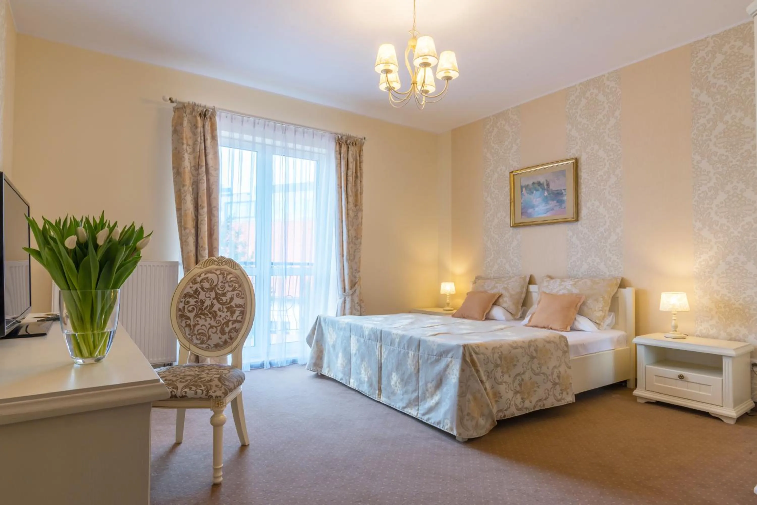 Photo of the whole room, Bed in Leszczynowy Dworek