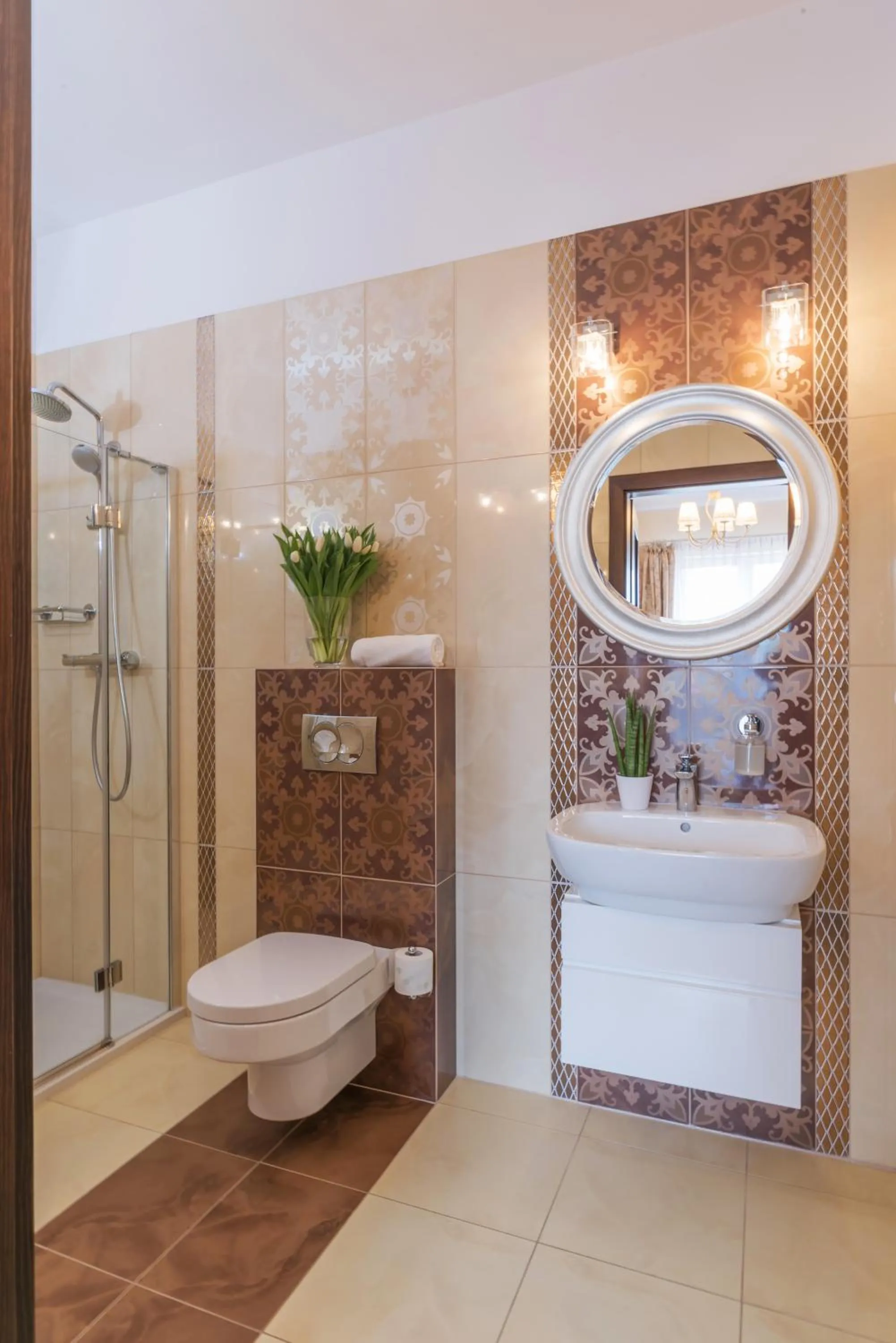 Bathroom in Leszczynowy Dworek