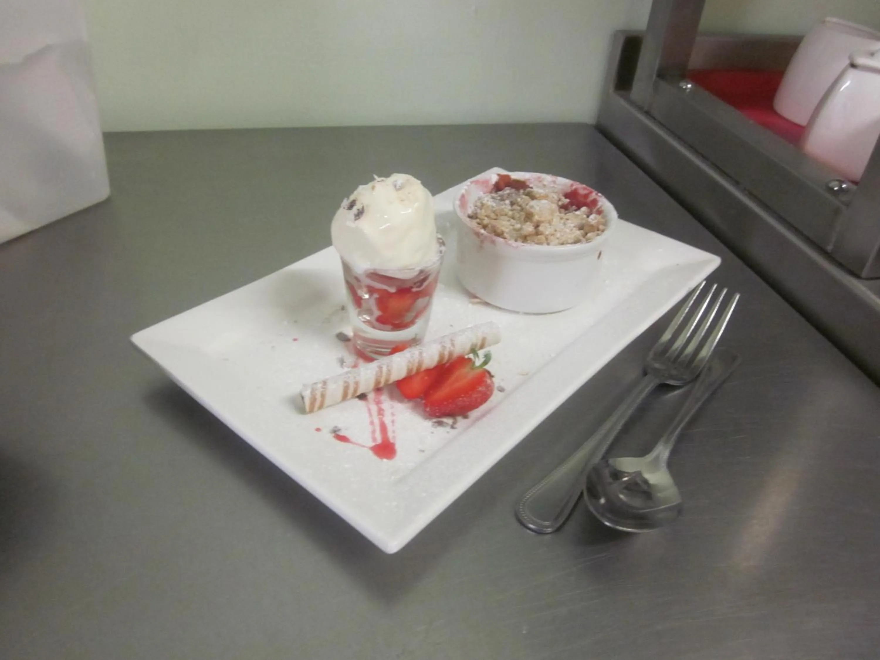 Food close-up in The Station Hotel