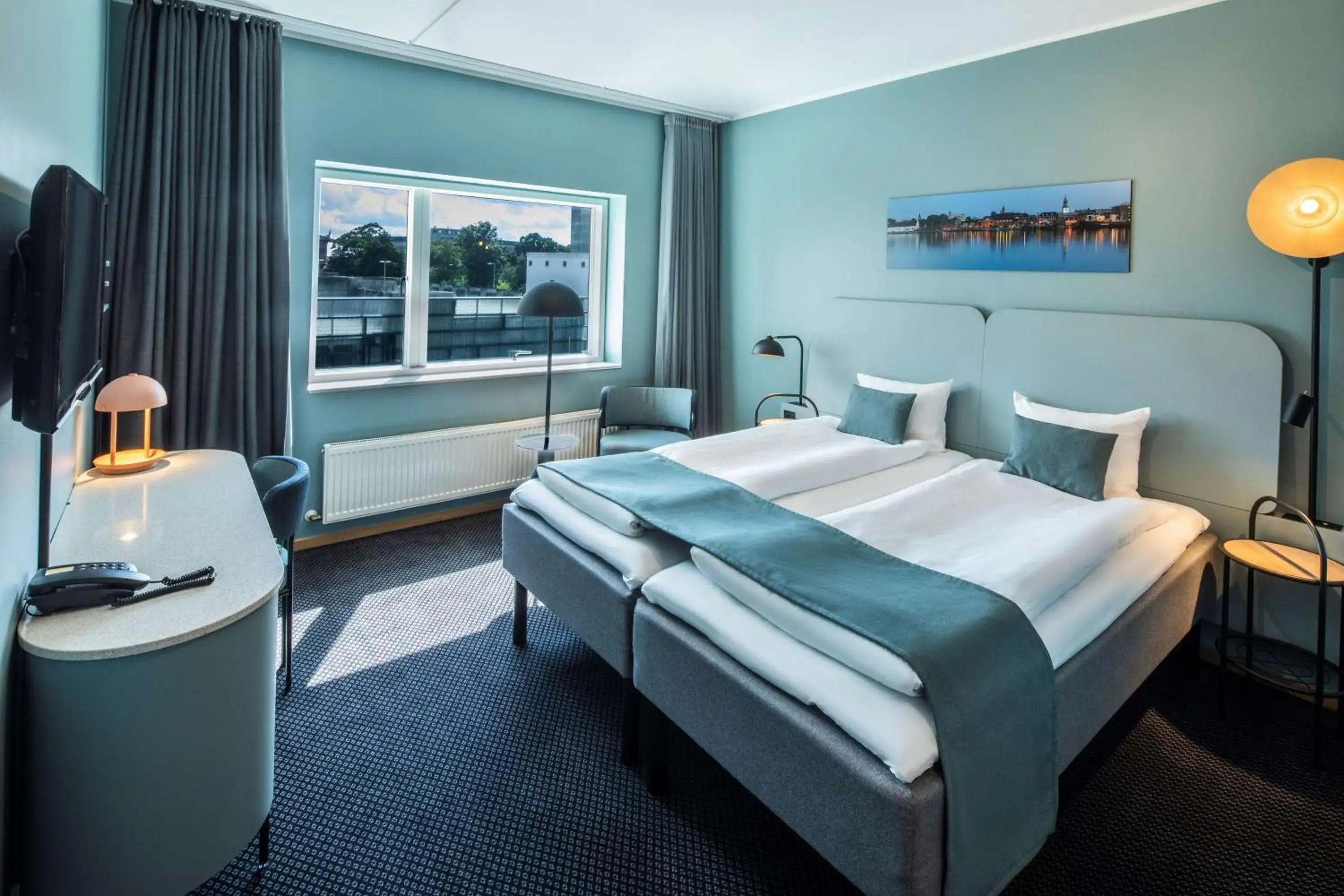 Bedroom, Bed in Scandic Aalborg City Bedroom, Bed in Scandic Aalborg City