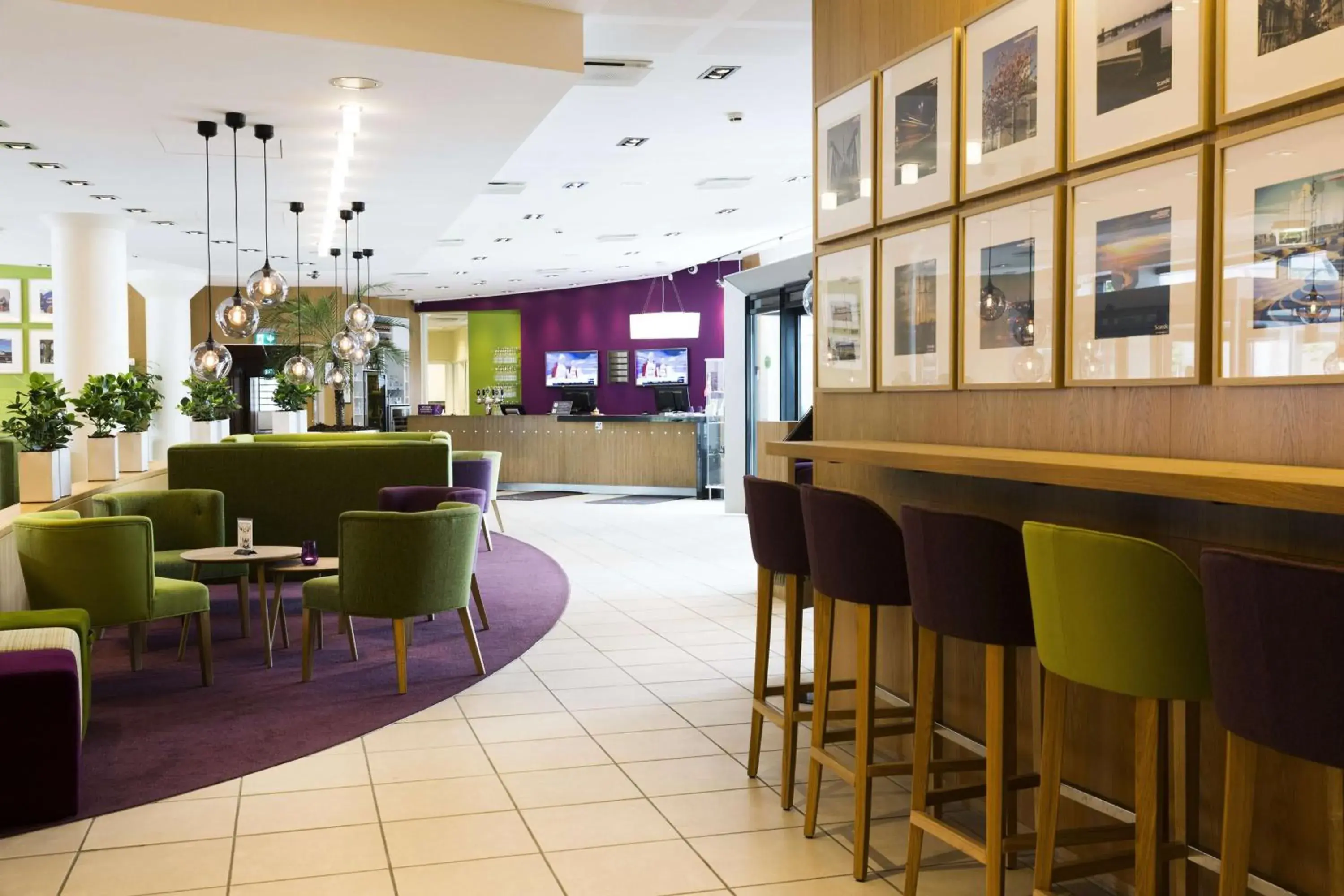 Lobby or reception in Scandic Aalborg City Lobby or reception in Scandic Aalborg City