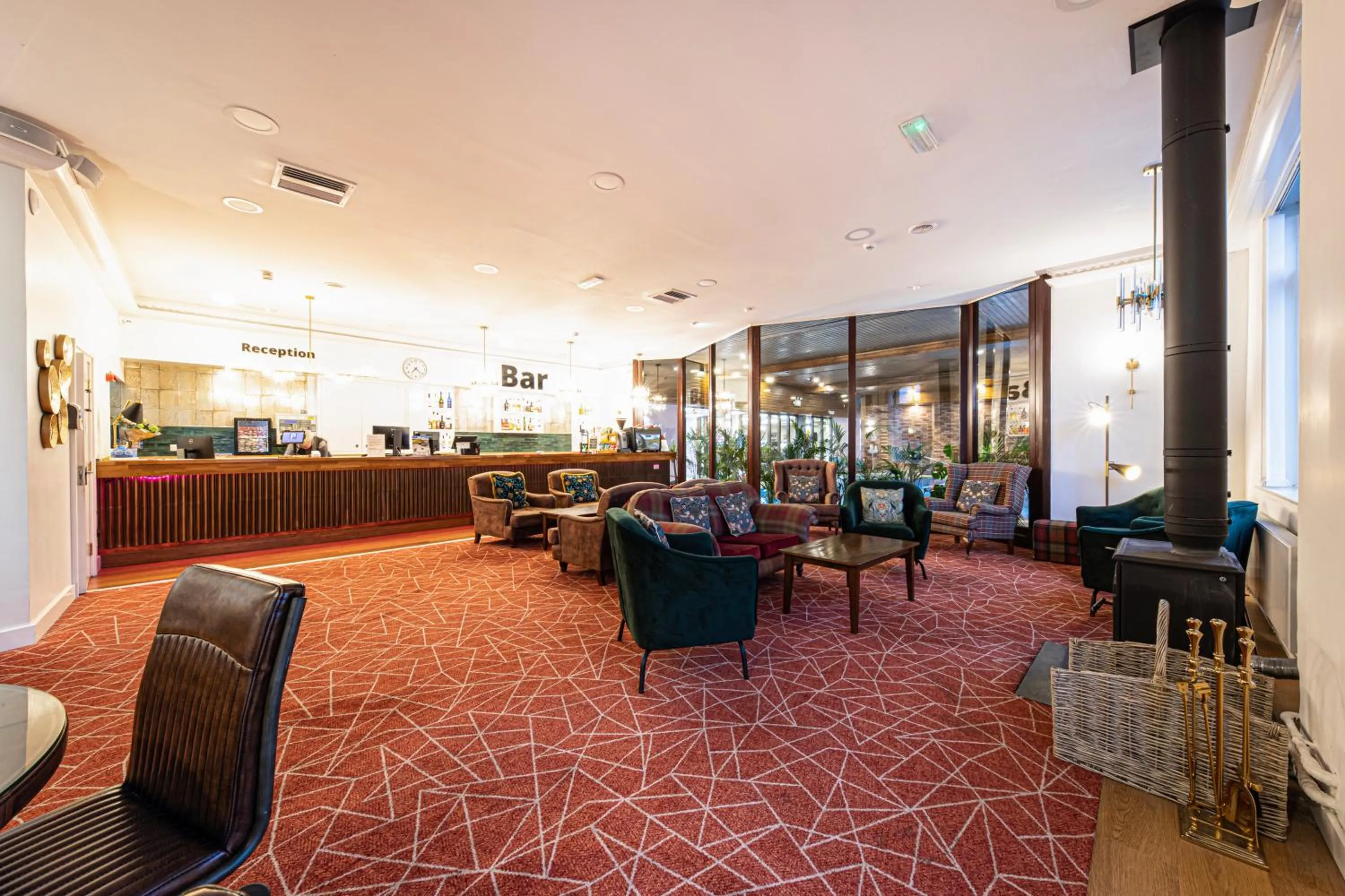 Lobby or reception in Scotland's Spa Hotel
