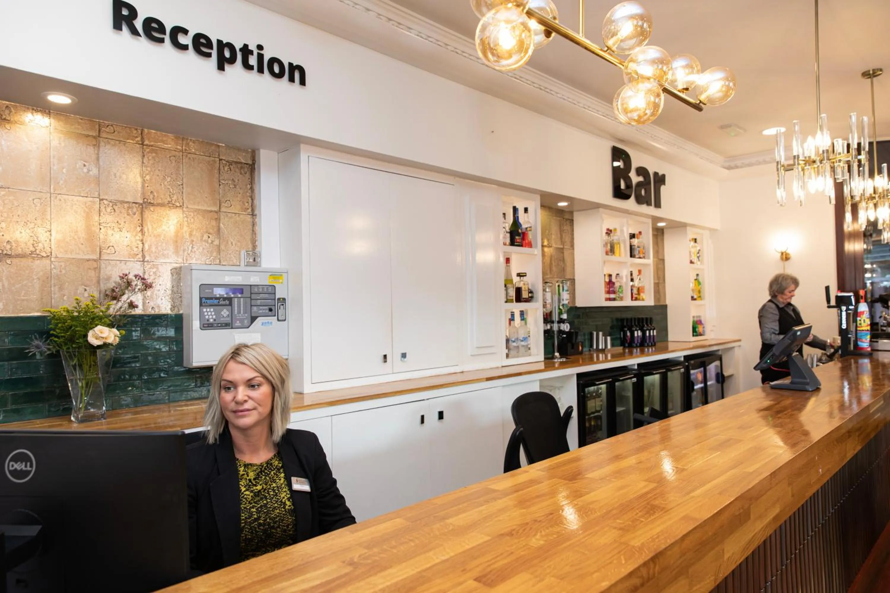 Lobby or reception in Scotland's Spa Hotel