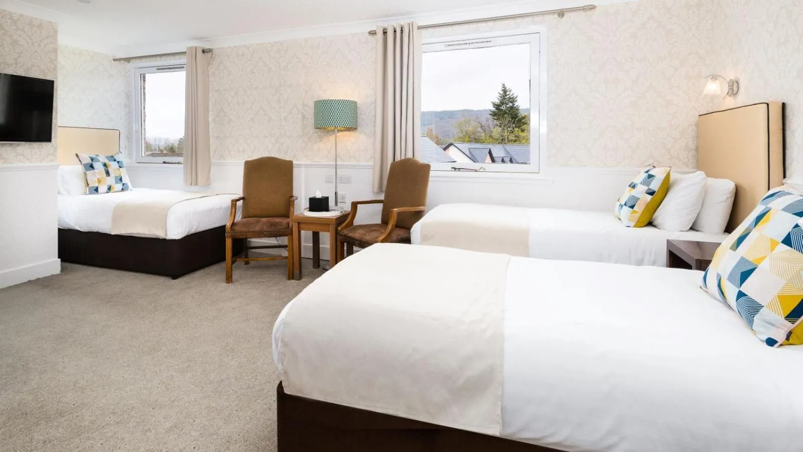 Bedroom, Bed in Scotland's Spa Hotel