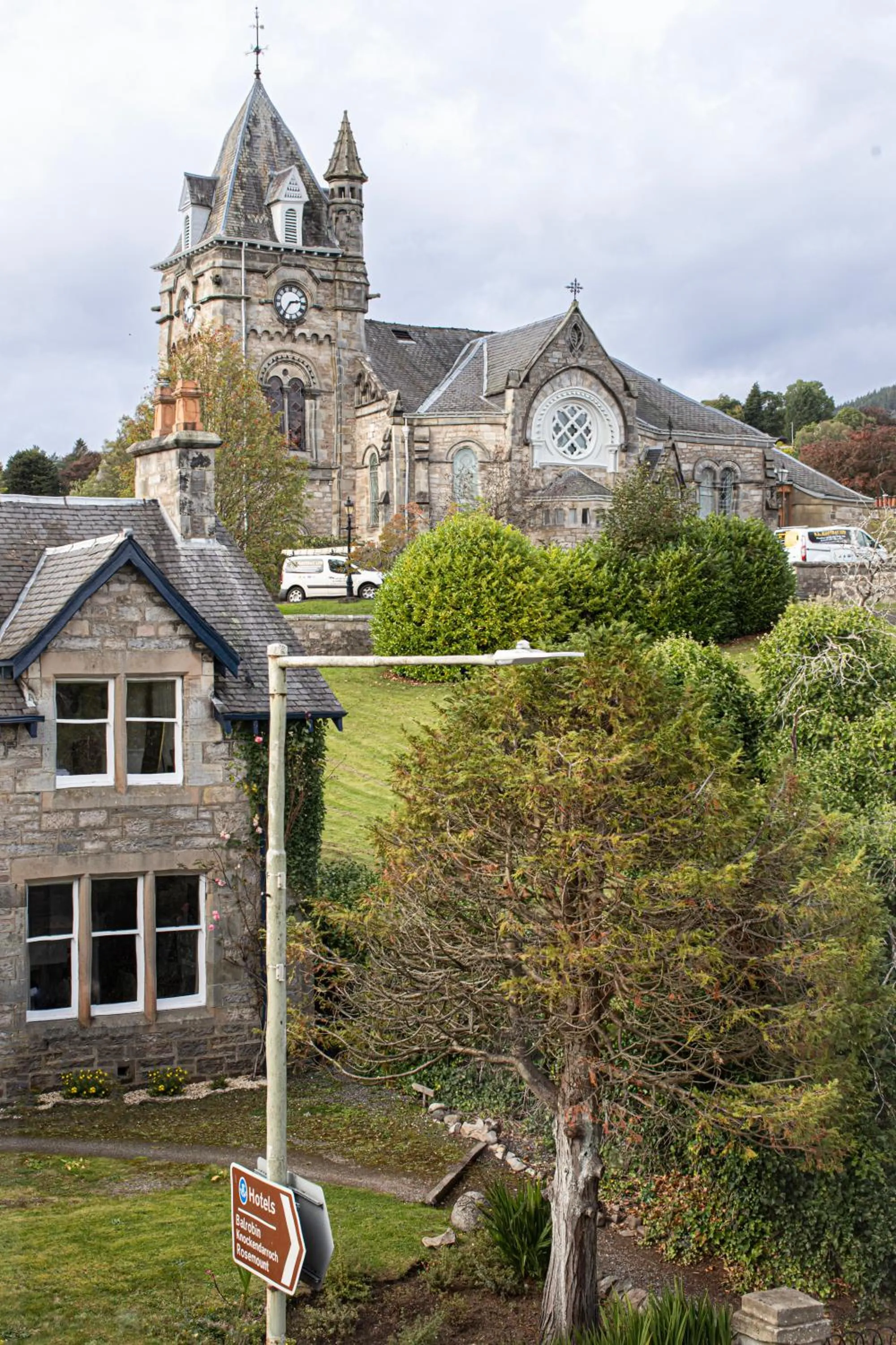 Natural landscape in Scotland's Spa Hotel