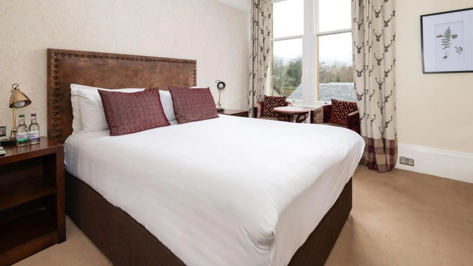 Bedroom, Bed in Scotland's Spa Hotel