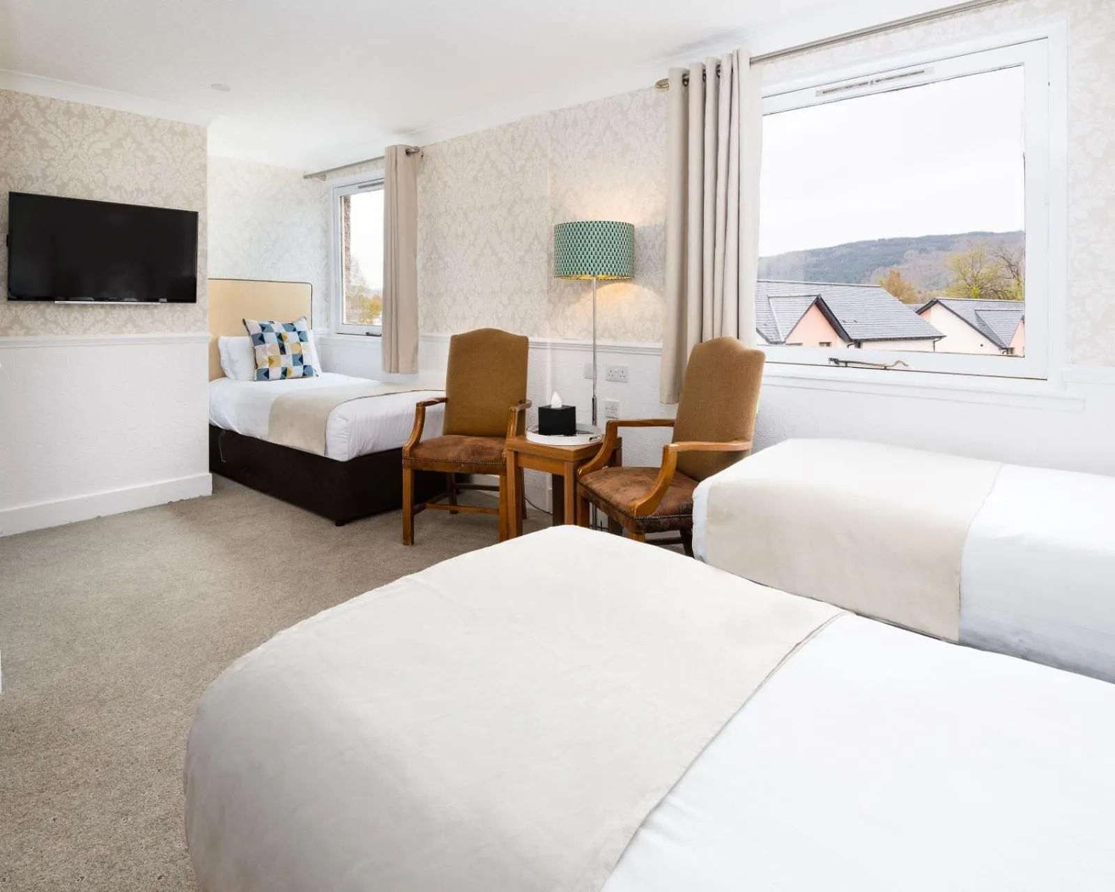 Bedroom, Bed in Scotland's Spa Hotel