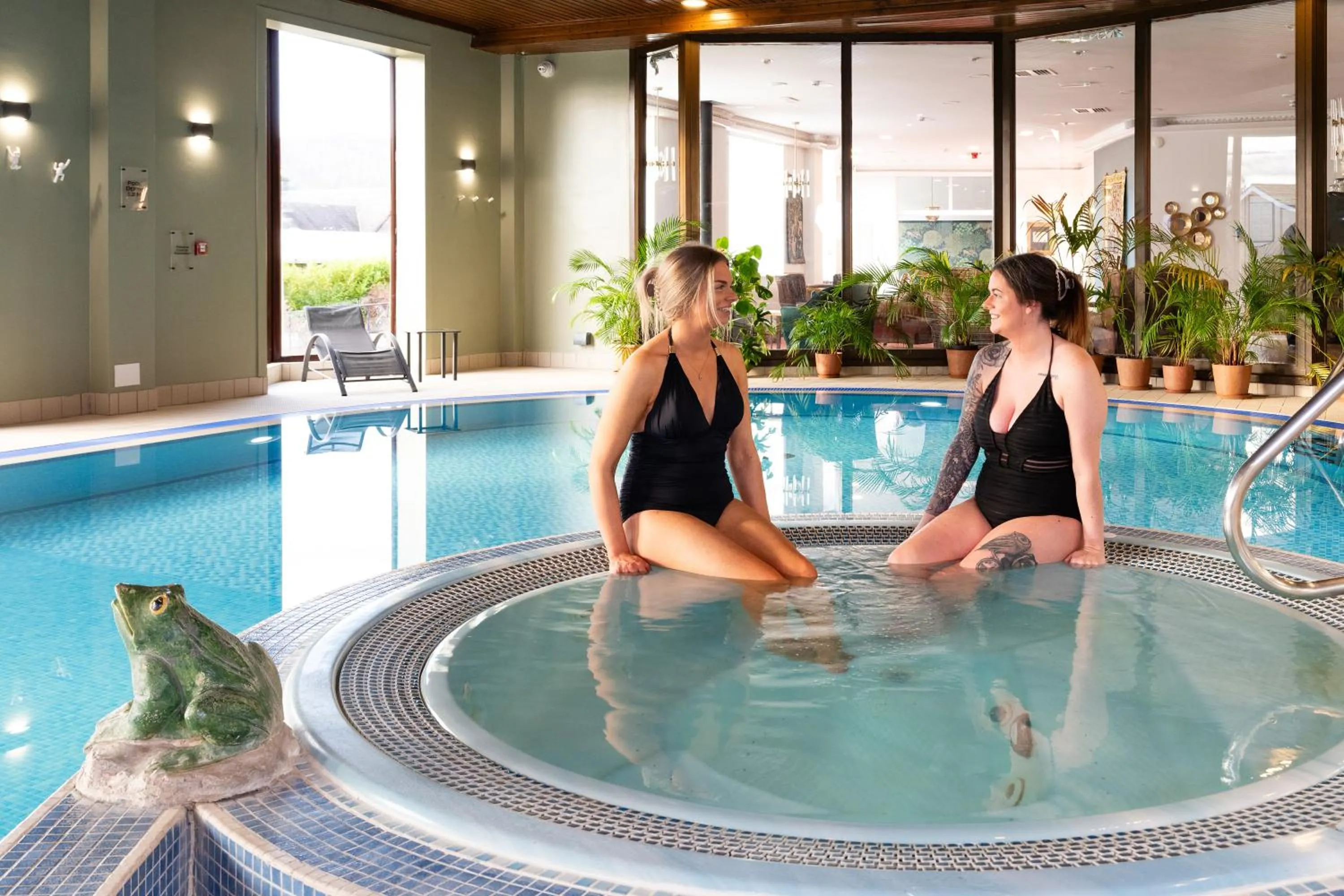 Swimming pool in Scotland's Spa Hotel