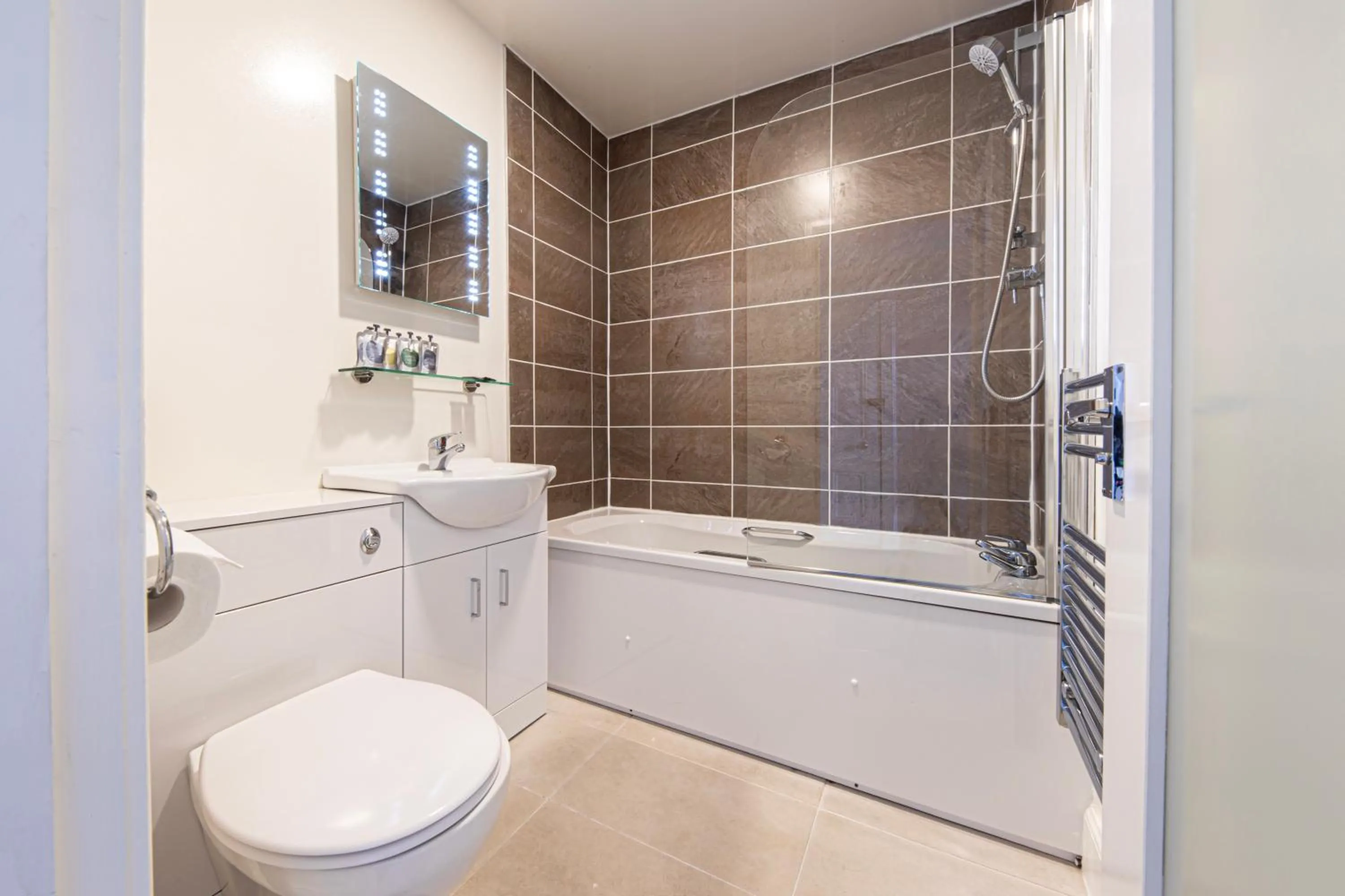 Shower in Scotland's Spa Hotel