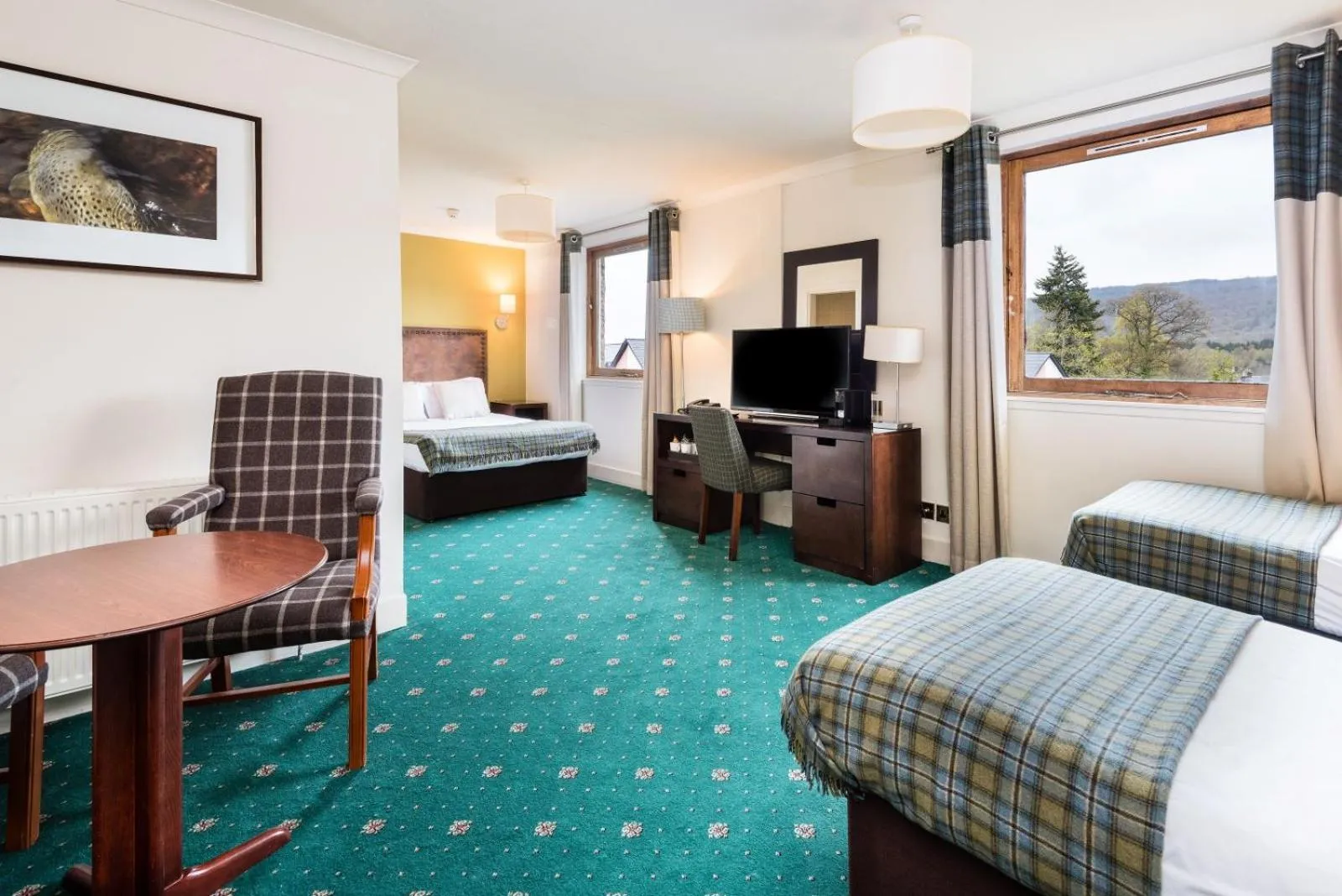 Bedroom, Bed in Scotland's Spa Hotel