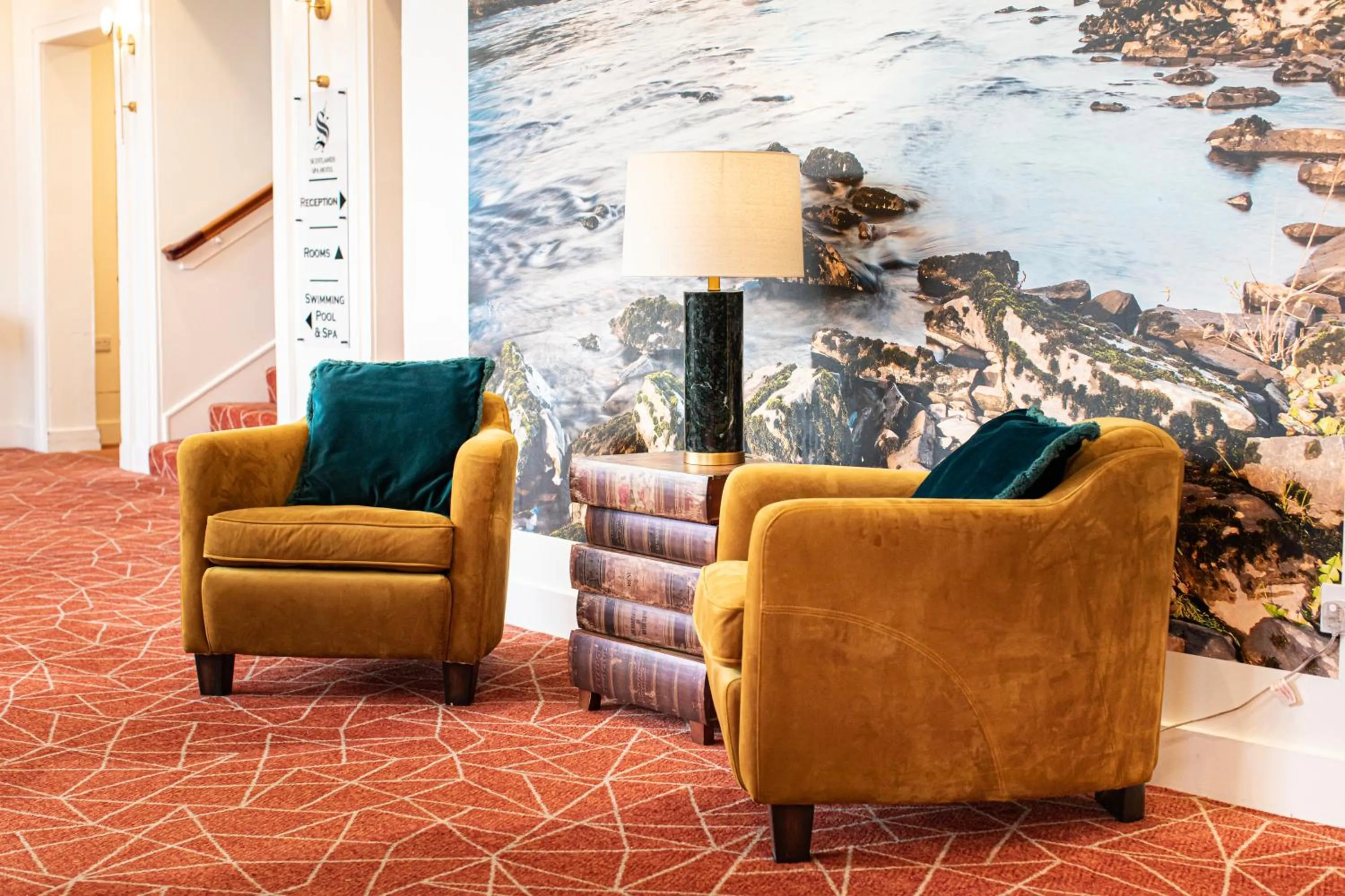 Decorative detail in Scotland's Spa Hotel