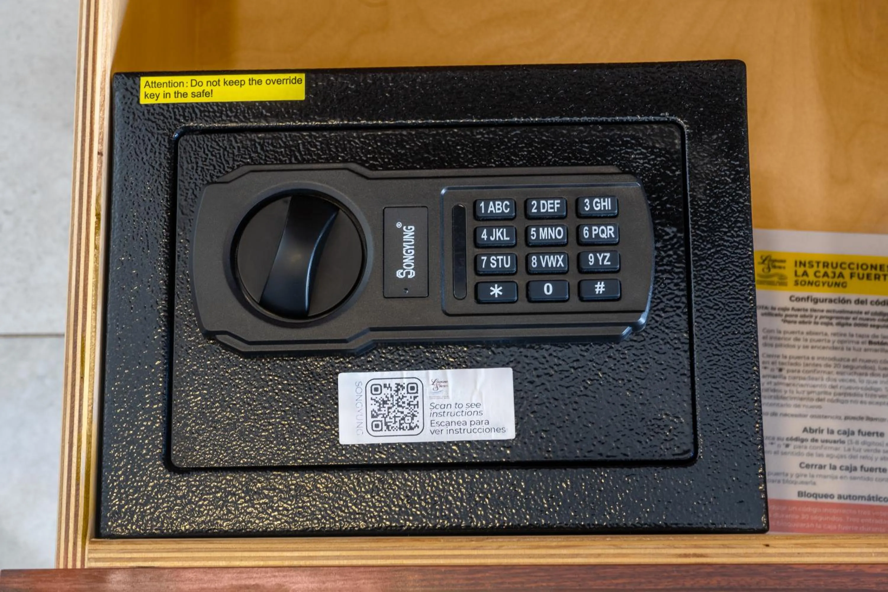 safe in Laguna Shores Resort