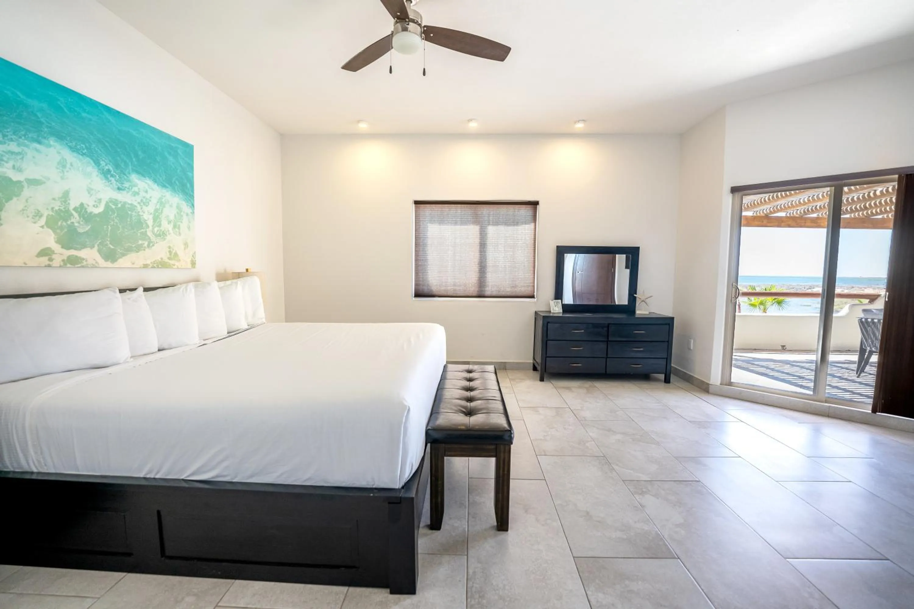 Bed in Laguna Shores Resort