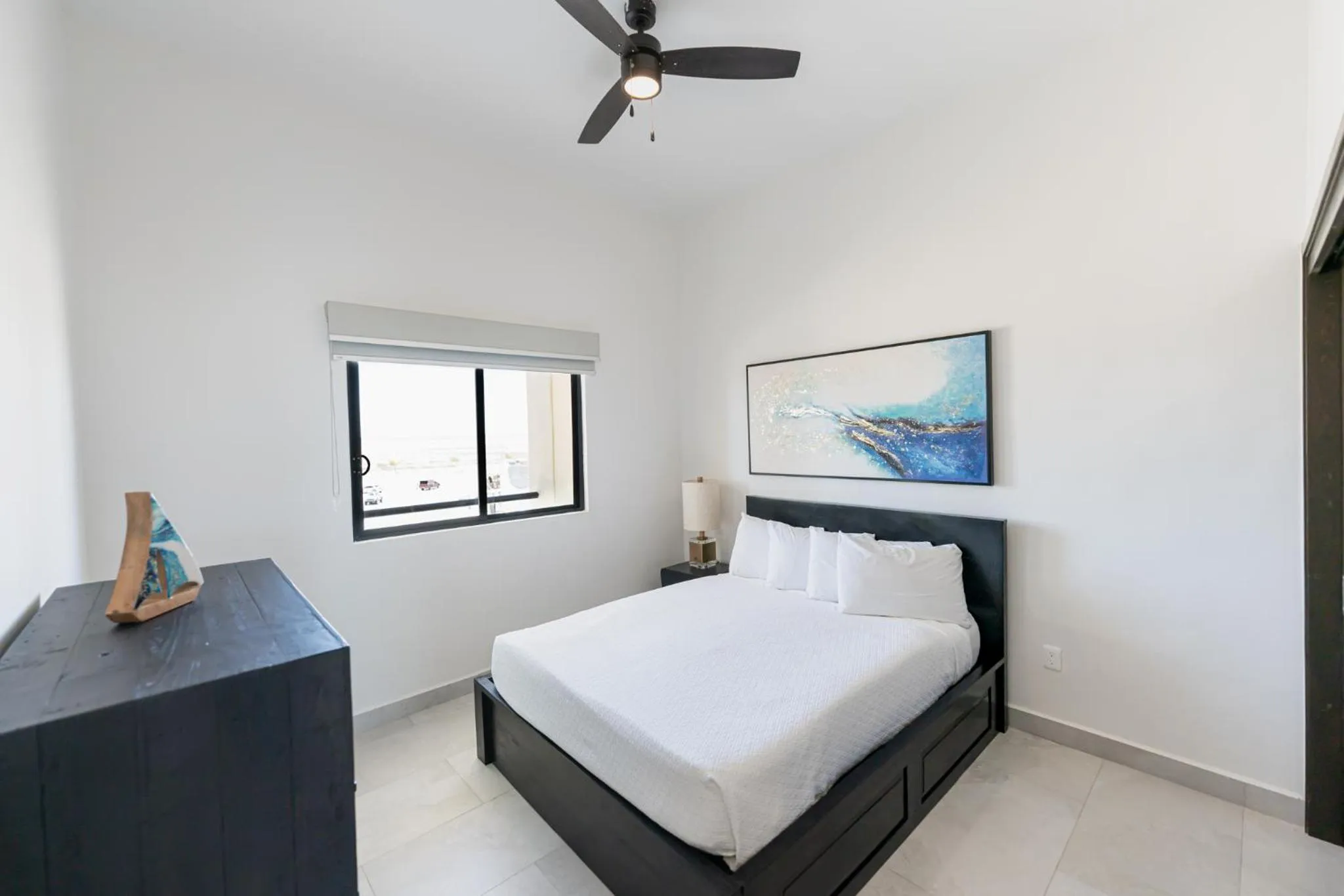 Bed in Laguna Shores Resort