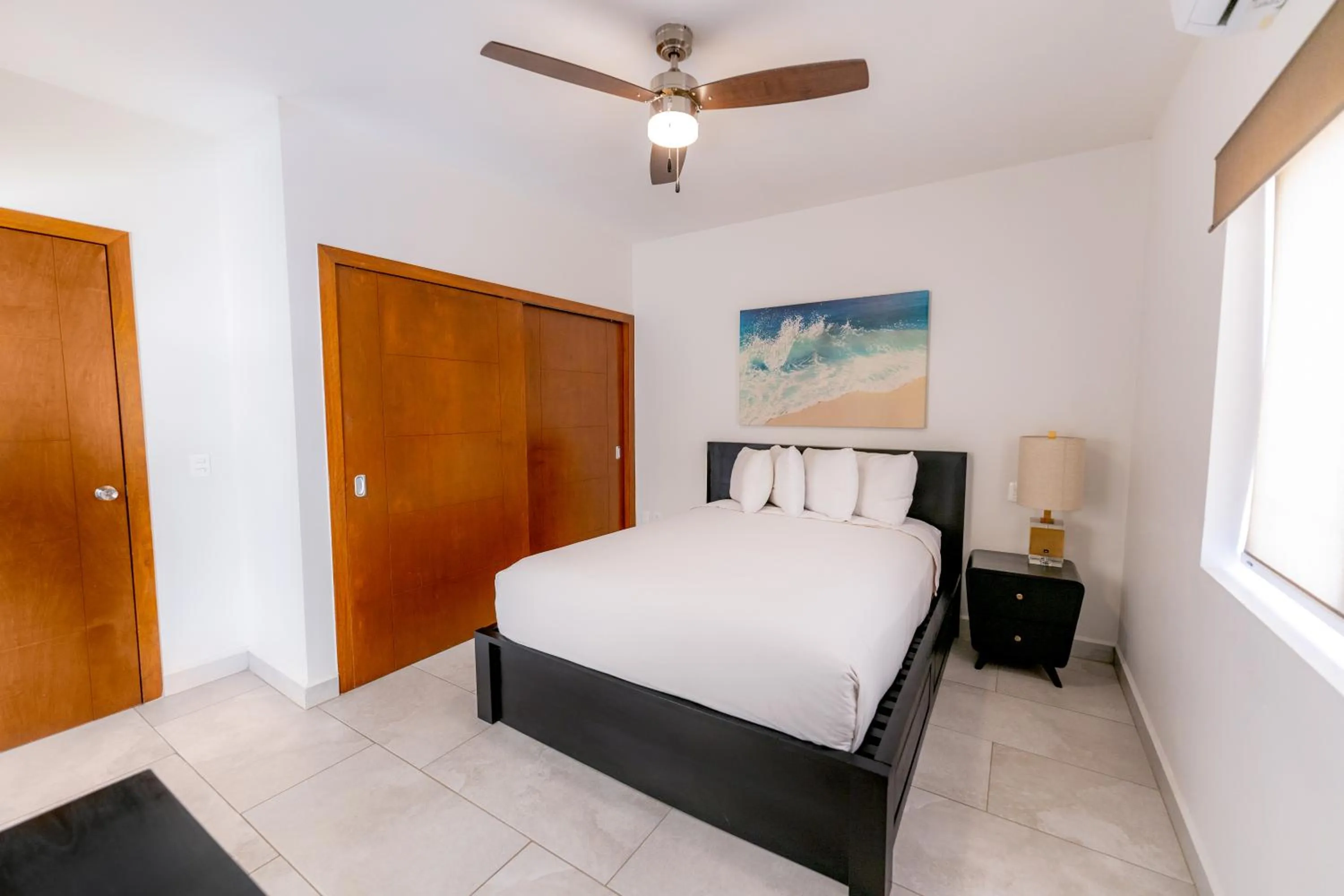 Bed in Laguna Shores Resort