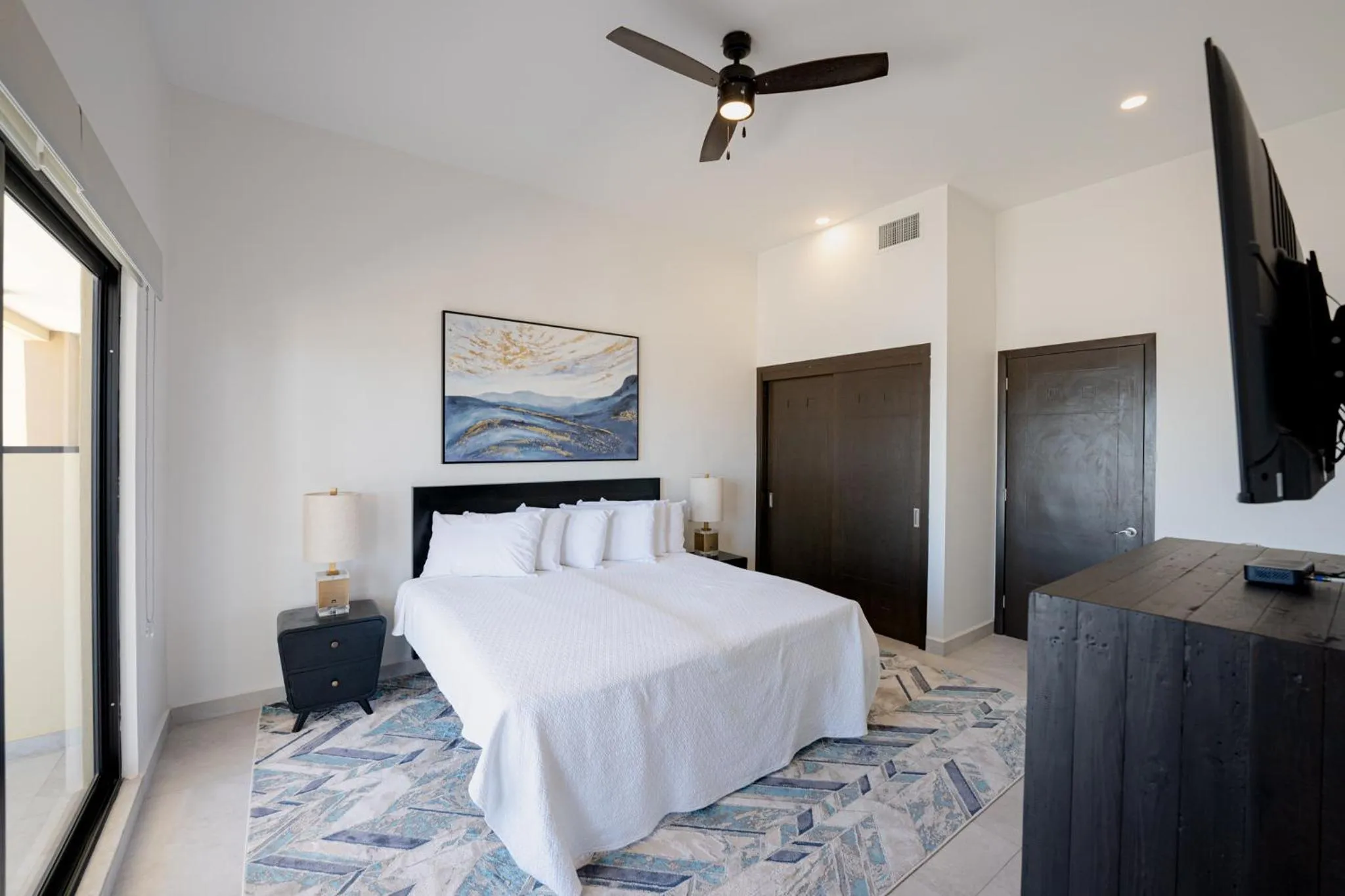 Bed in Laguna Shores Resort